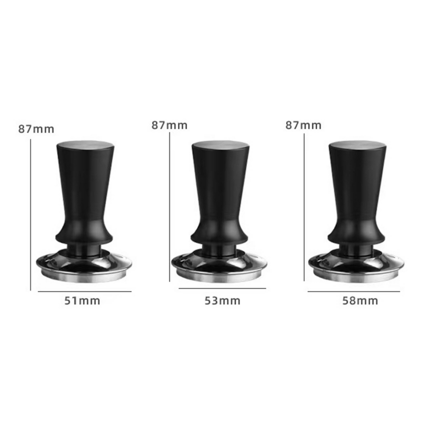 Spring-Loaded Espresso Tamper With Balance Gasket