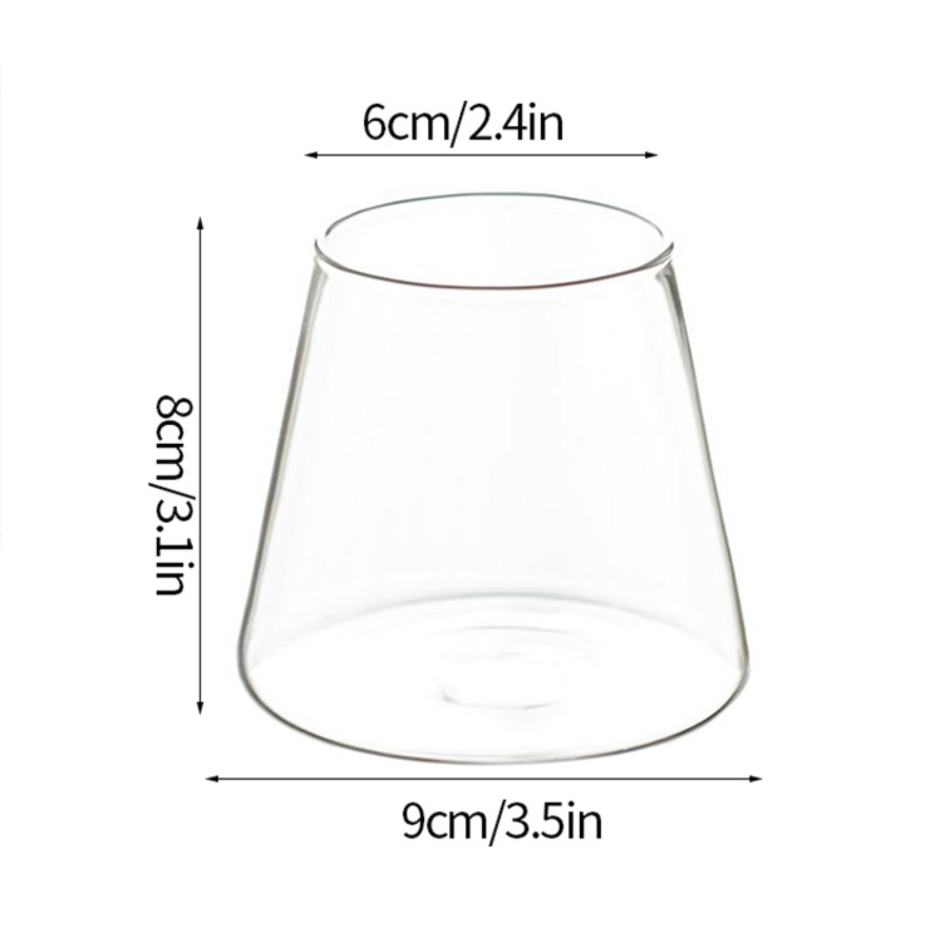 Mount Fuji Coffee Latte Glass | Premium Glass Cup for Coffee, Tea, and Hot or cold Drinks