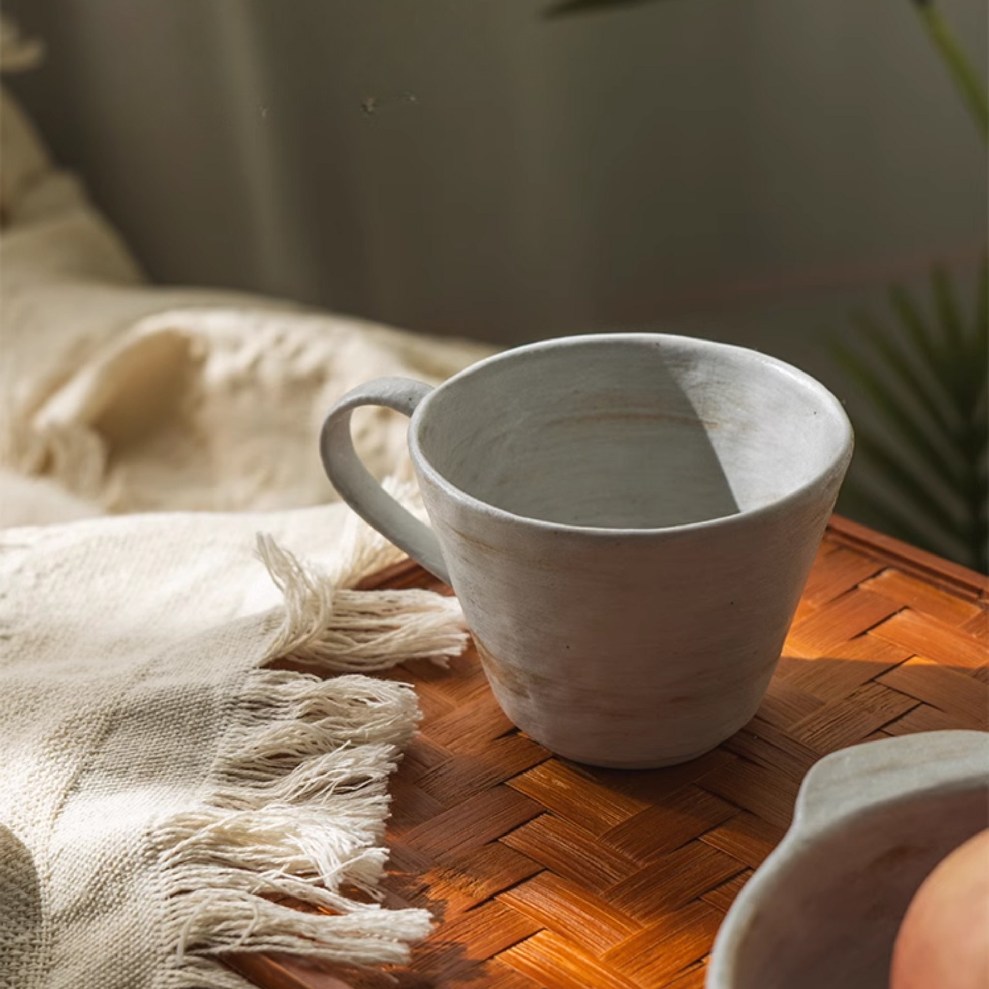 11oz / 300ml Ceramic Coffee Mug | Shino Style Coffee & Tea Cups Set of 2