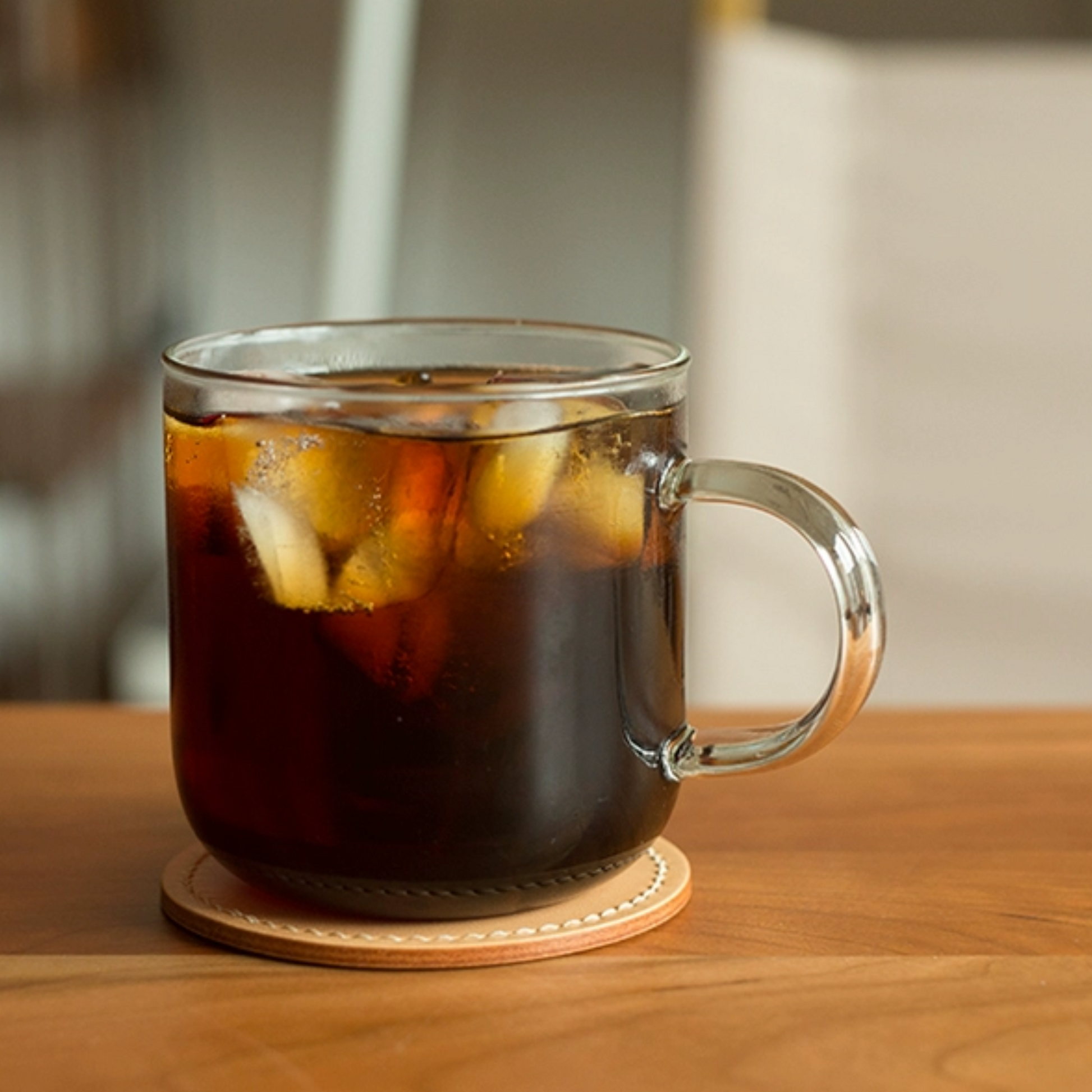 Round Bottom Glass Mug | 12oz / 350ml Glass Coffee Cups Set of 2 or 4
