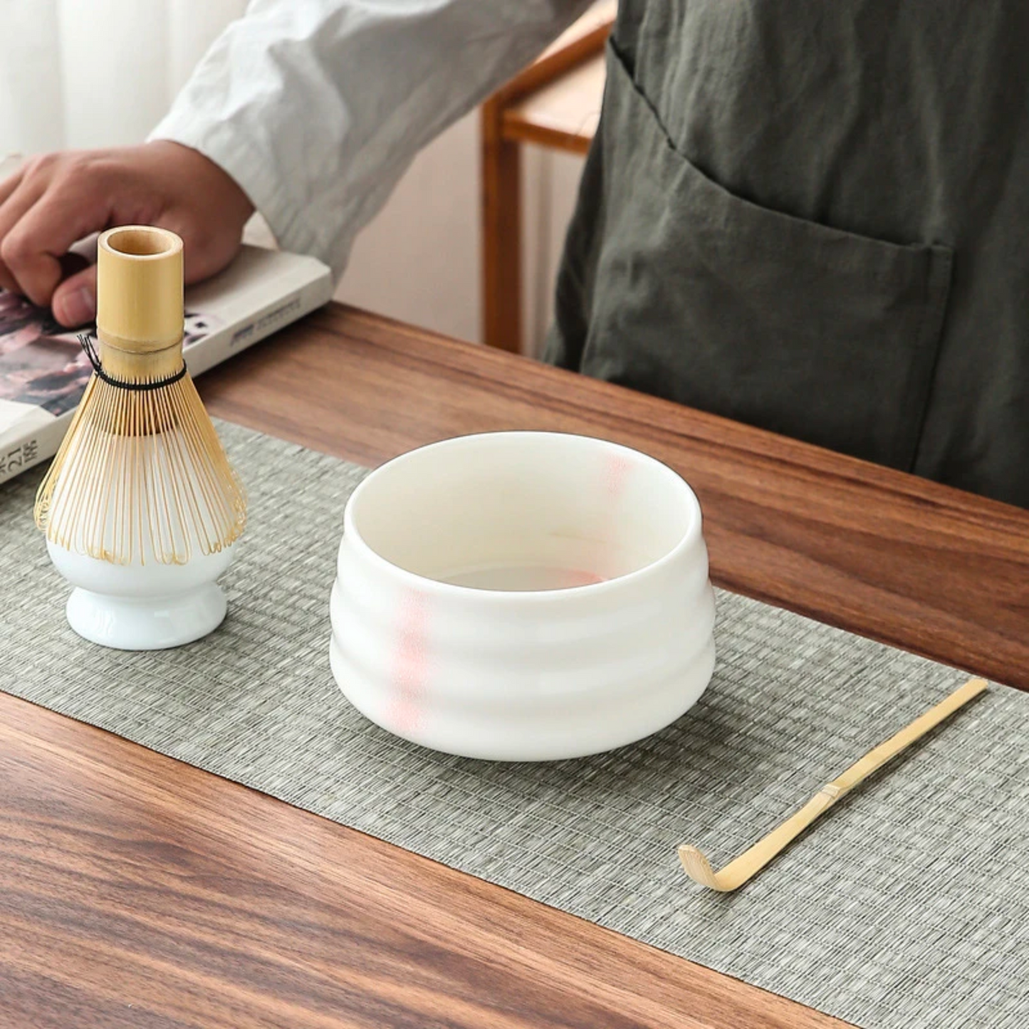 Matcha Tea Ceremonial 4pcs Set | Ceremonial Matcha Tea Sets and Tools