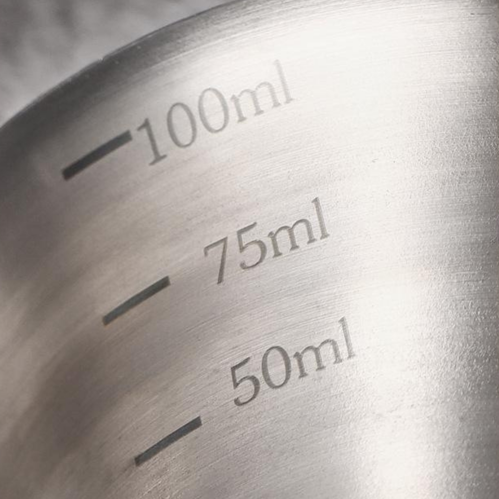 Stainless Steel Espresso Measuring Cup - 100ml