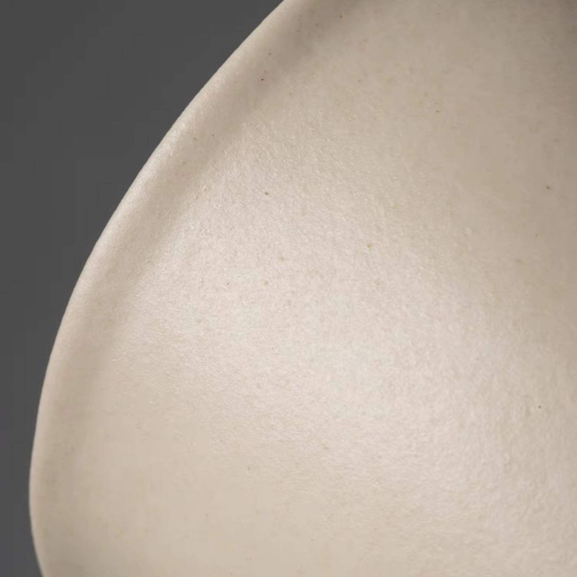 180ml / 6oz Hand Pinched Flat White Cup - Unique matte finish with a  warm taupe hue