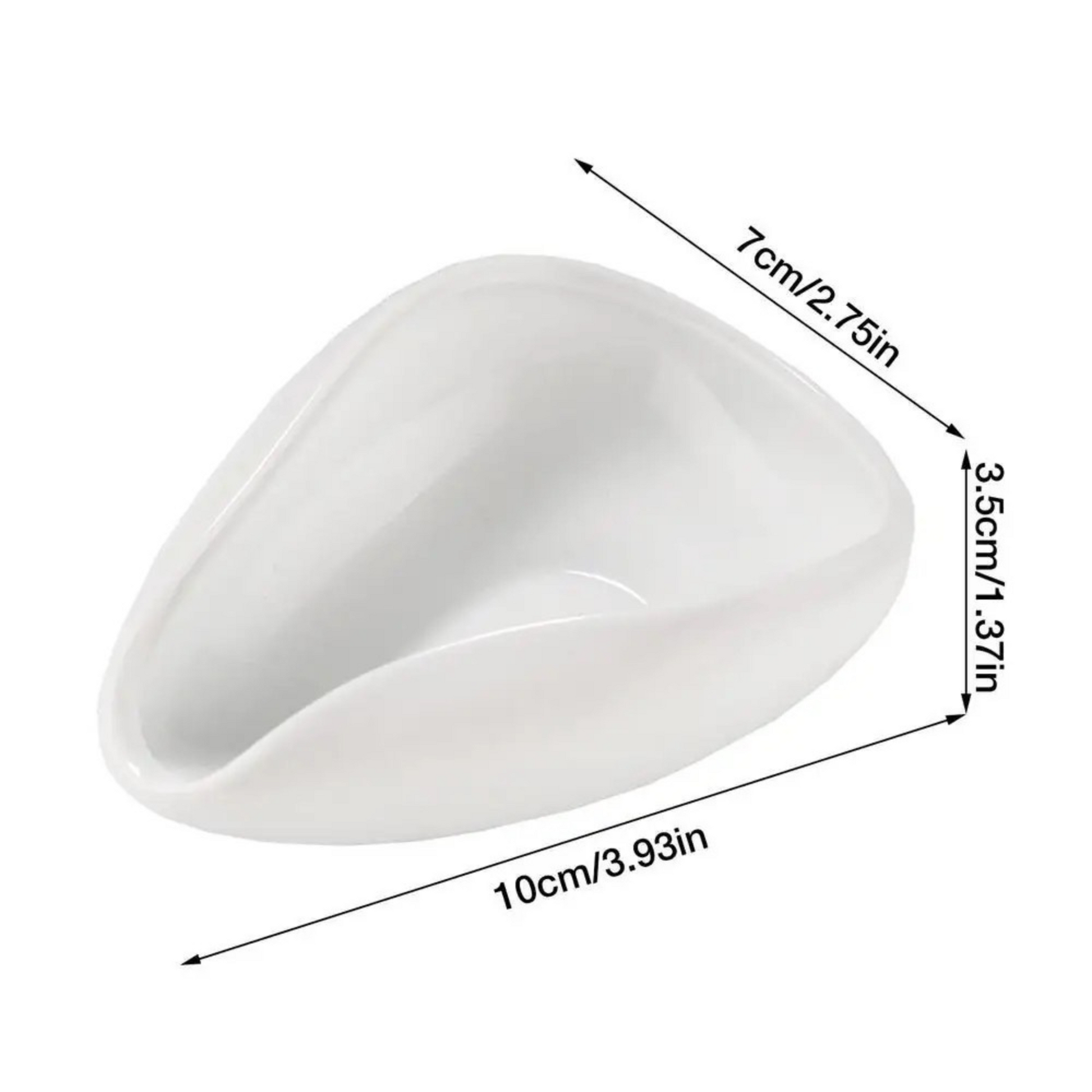 White Ceramic Dosing Tray