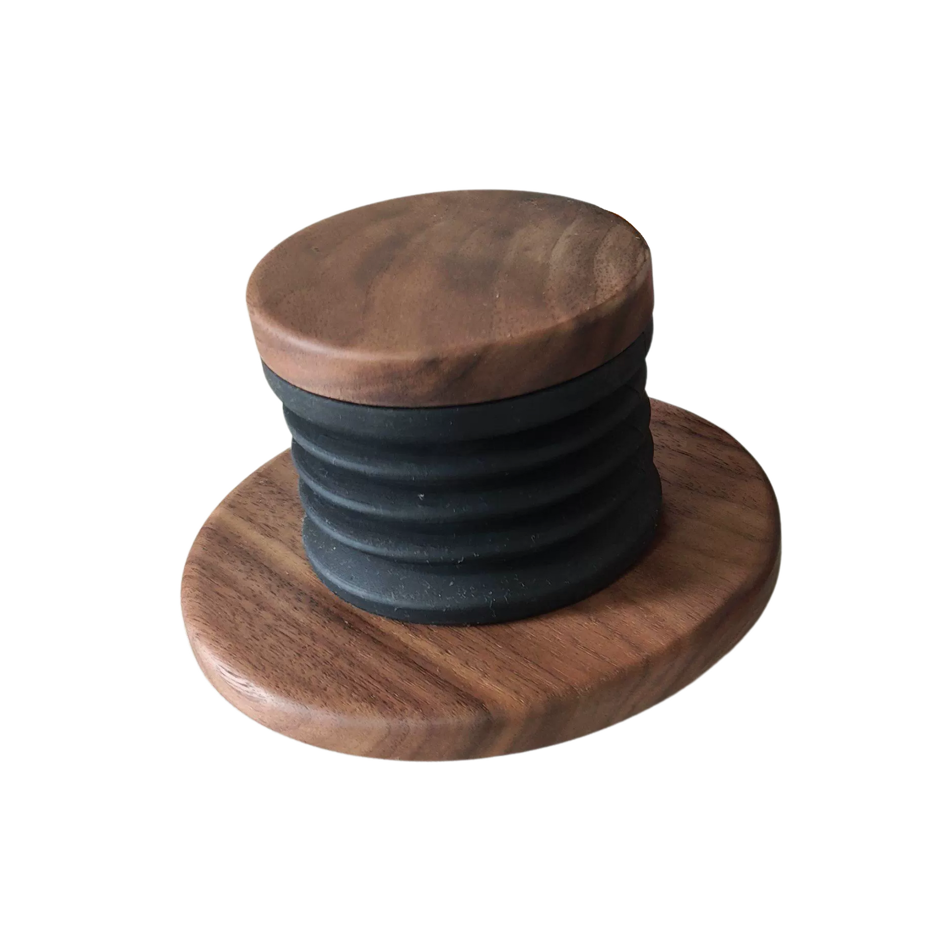 Niche Duo Grinder Bellows And Wooden Lid | Clean and Dispense Coffee