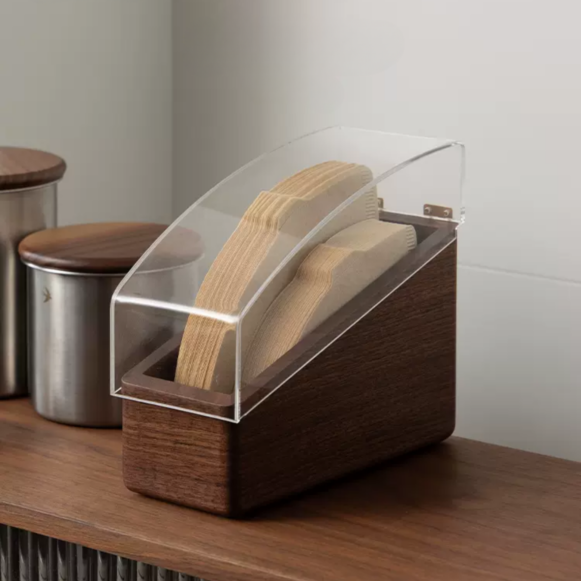 V60 Filters Storage Box. Stylish, functional, and a thoughtful gift for home barista.