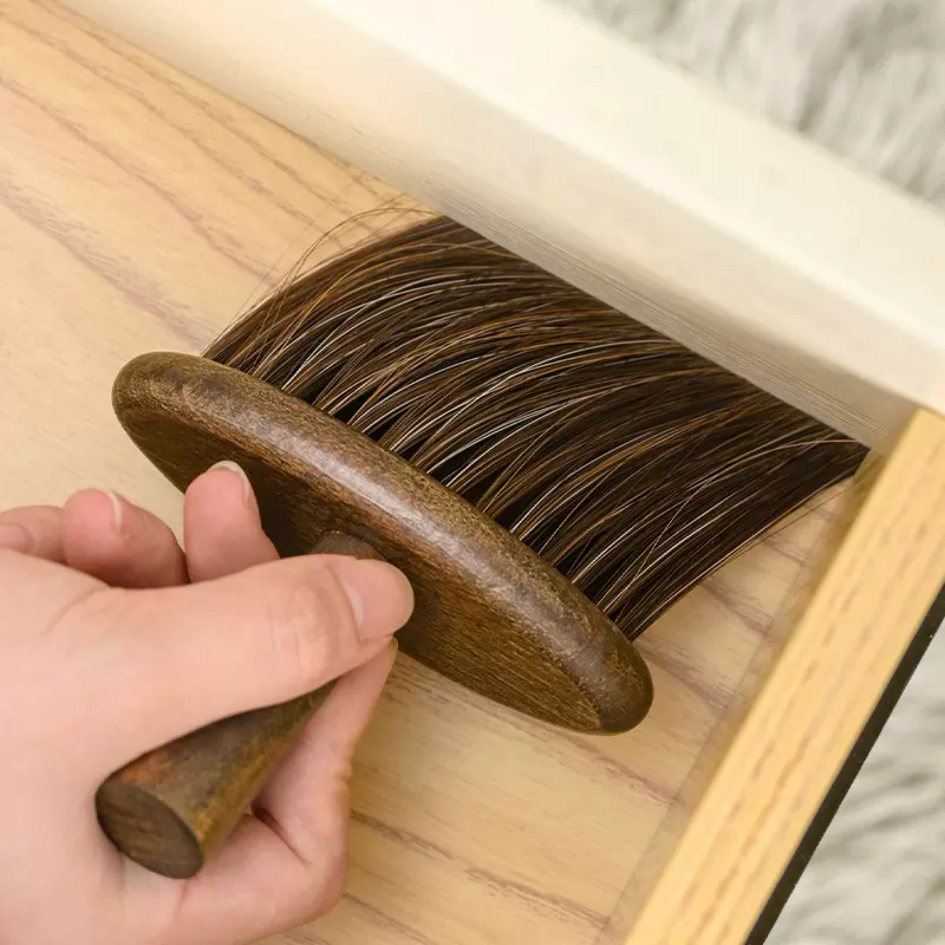 Wooden Countertop Tidy Brush