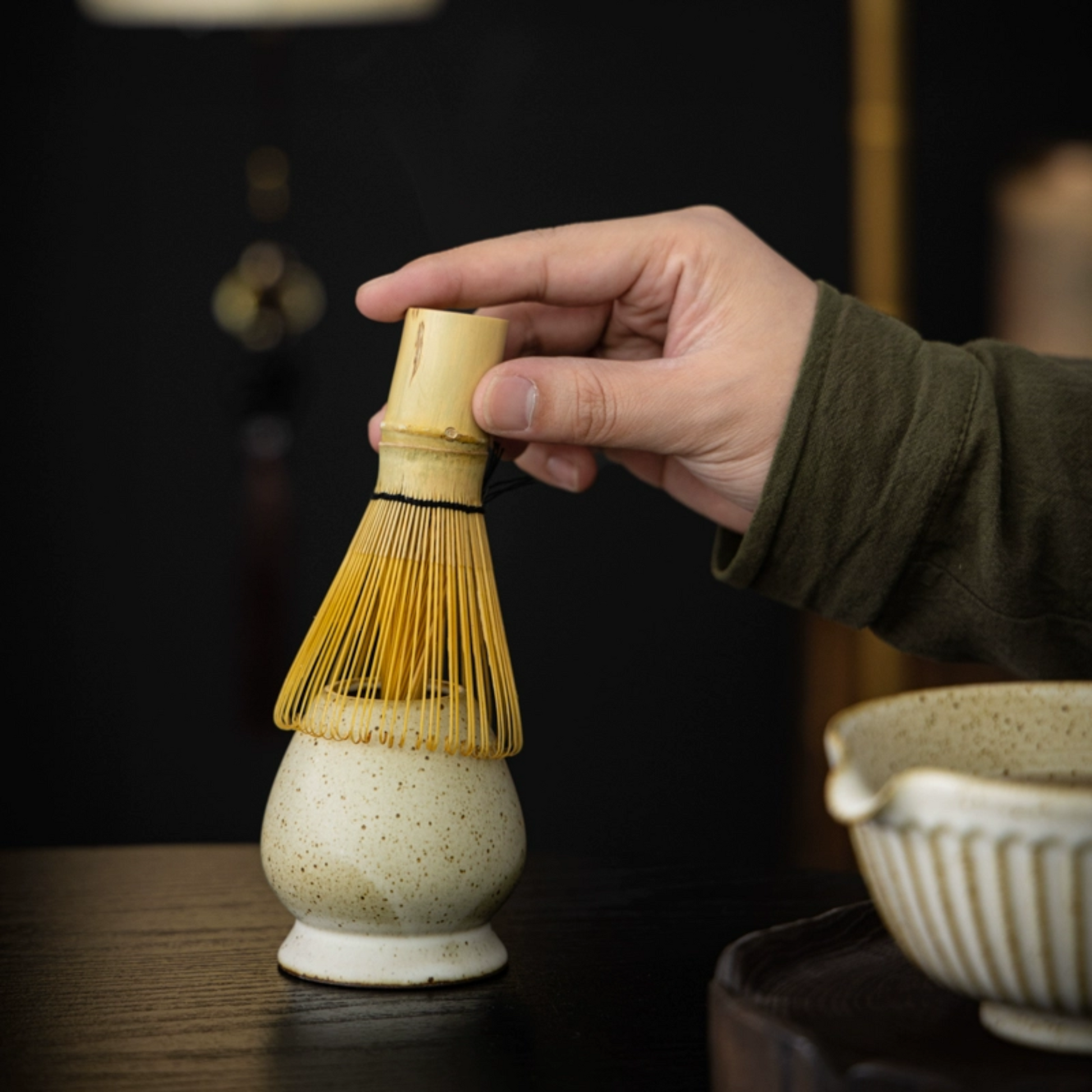 Ribbed Matcha Bowl and Set | Ceremonial Matcha Tea Tools & Gift Sets