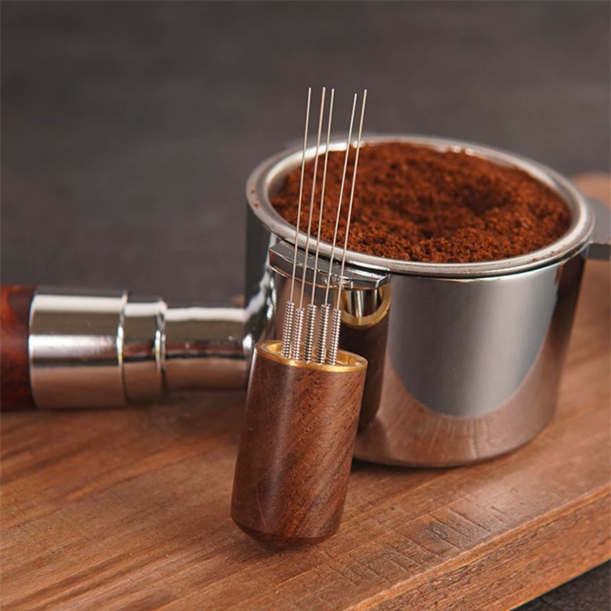 Wooden Stainless Steel WDT Tool