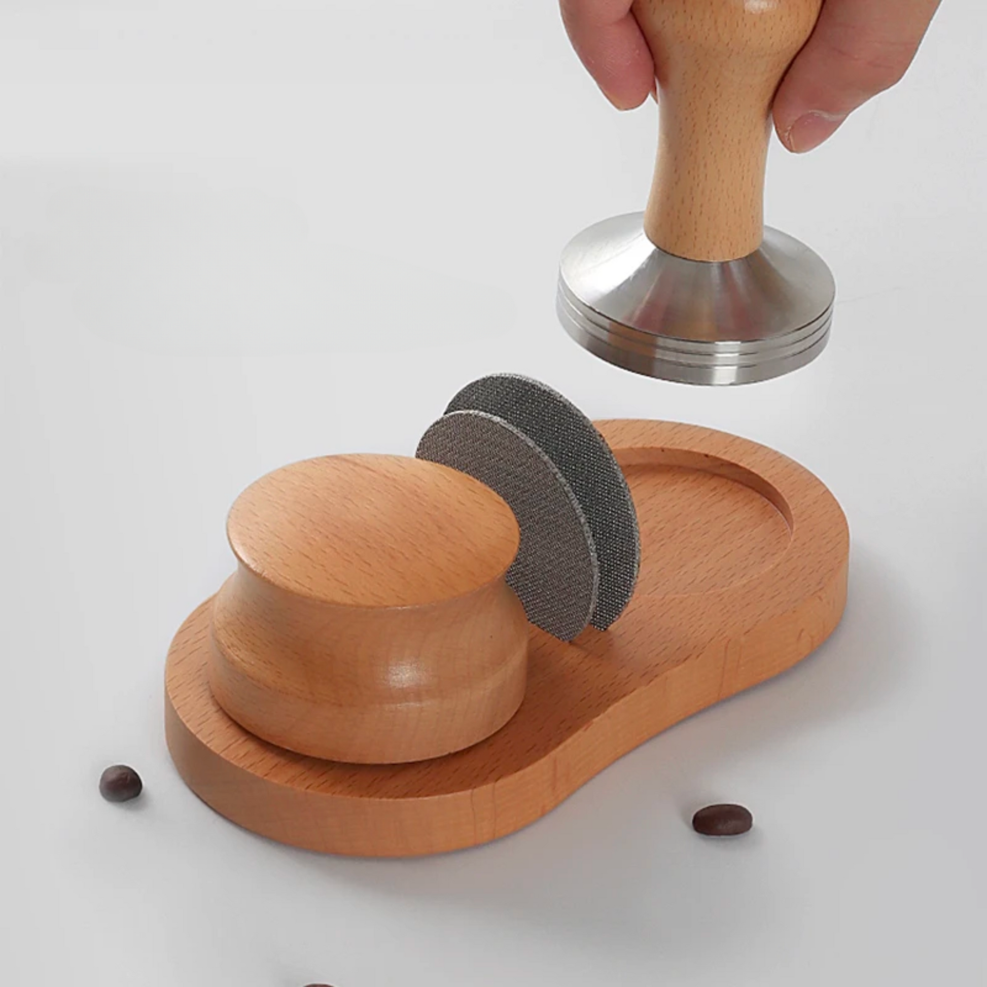 5pcs Espresso Tamper Distributor Set | For 58mm 53mm 51mm Portafilters