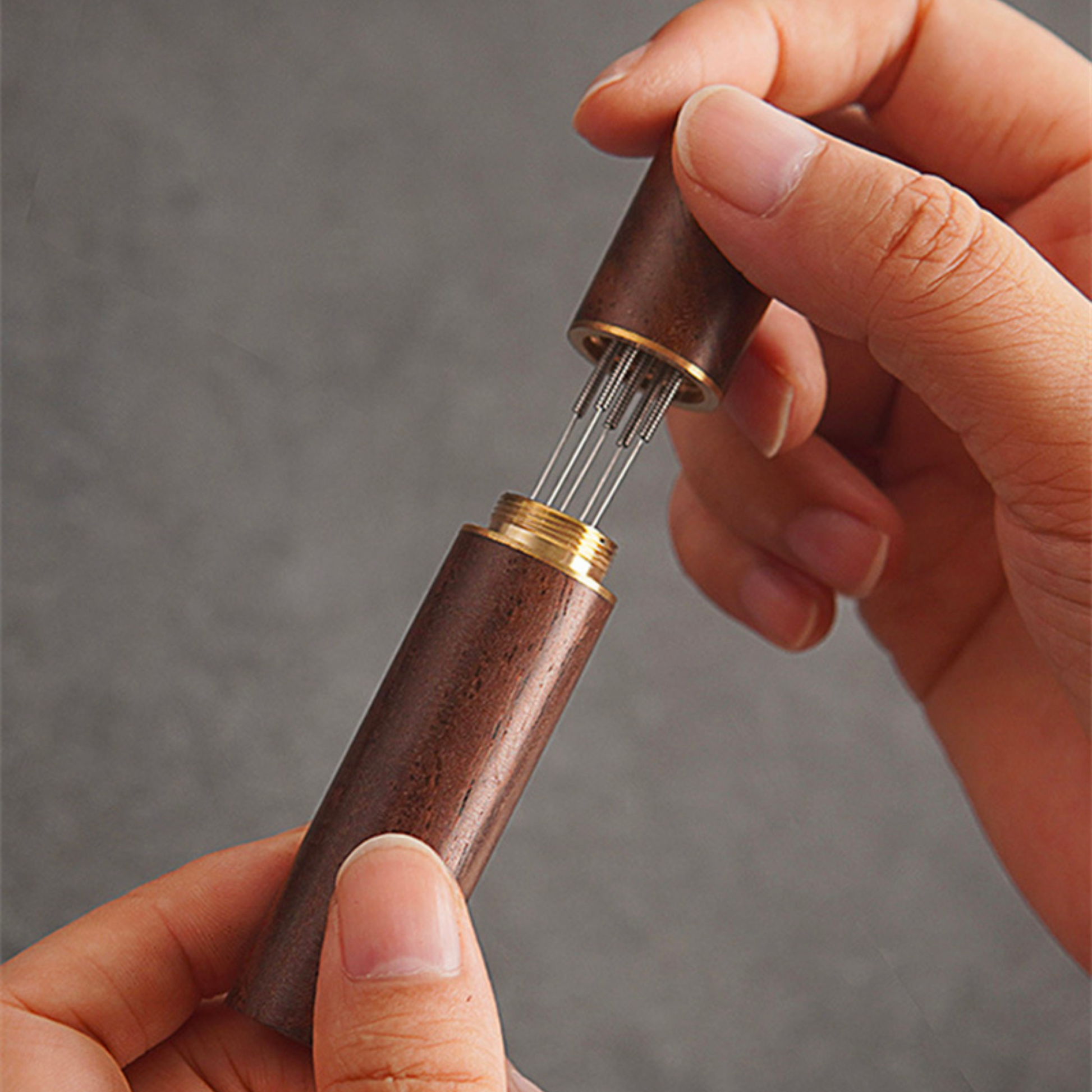 Wooden Stainless Steel WDT Tool