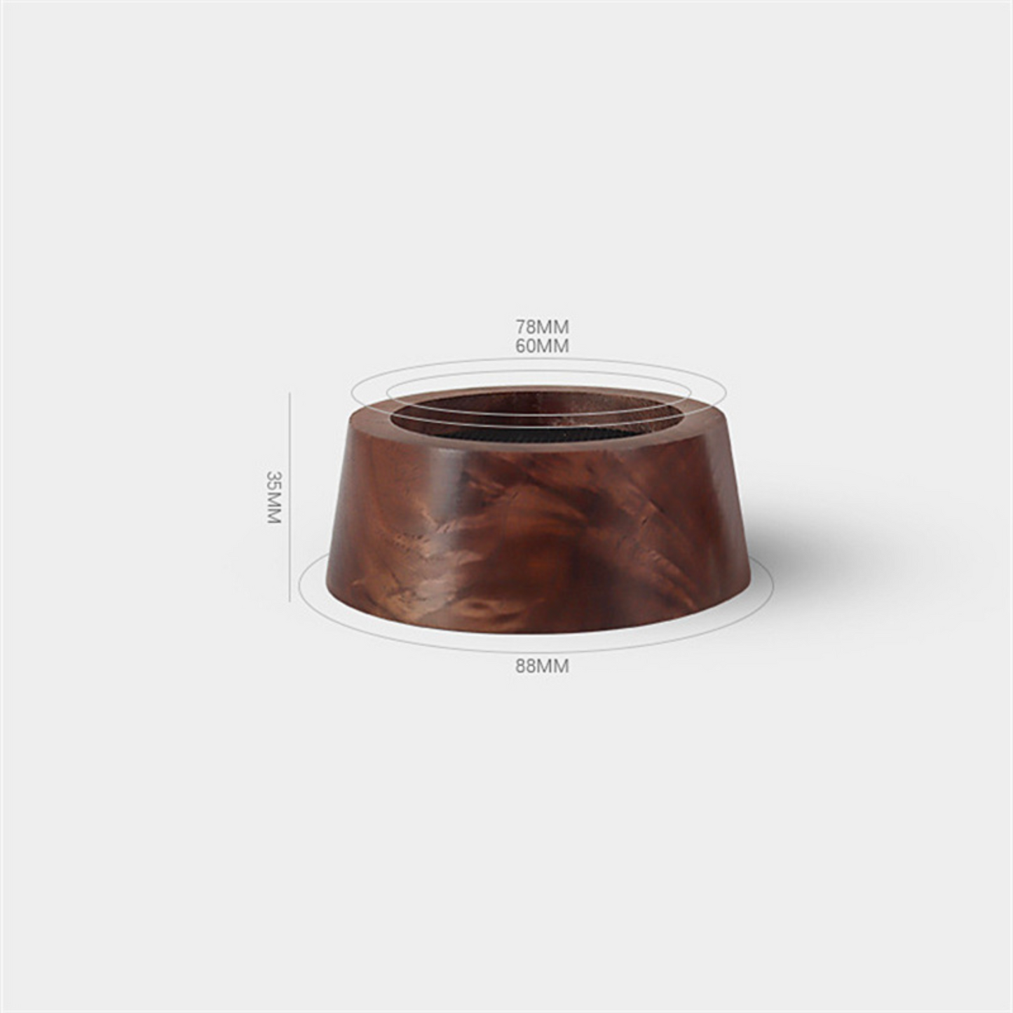 Walnut Wood Tamper Holder