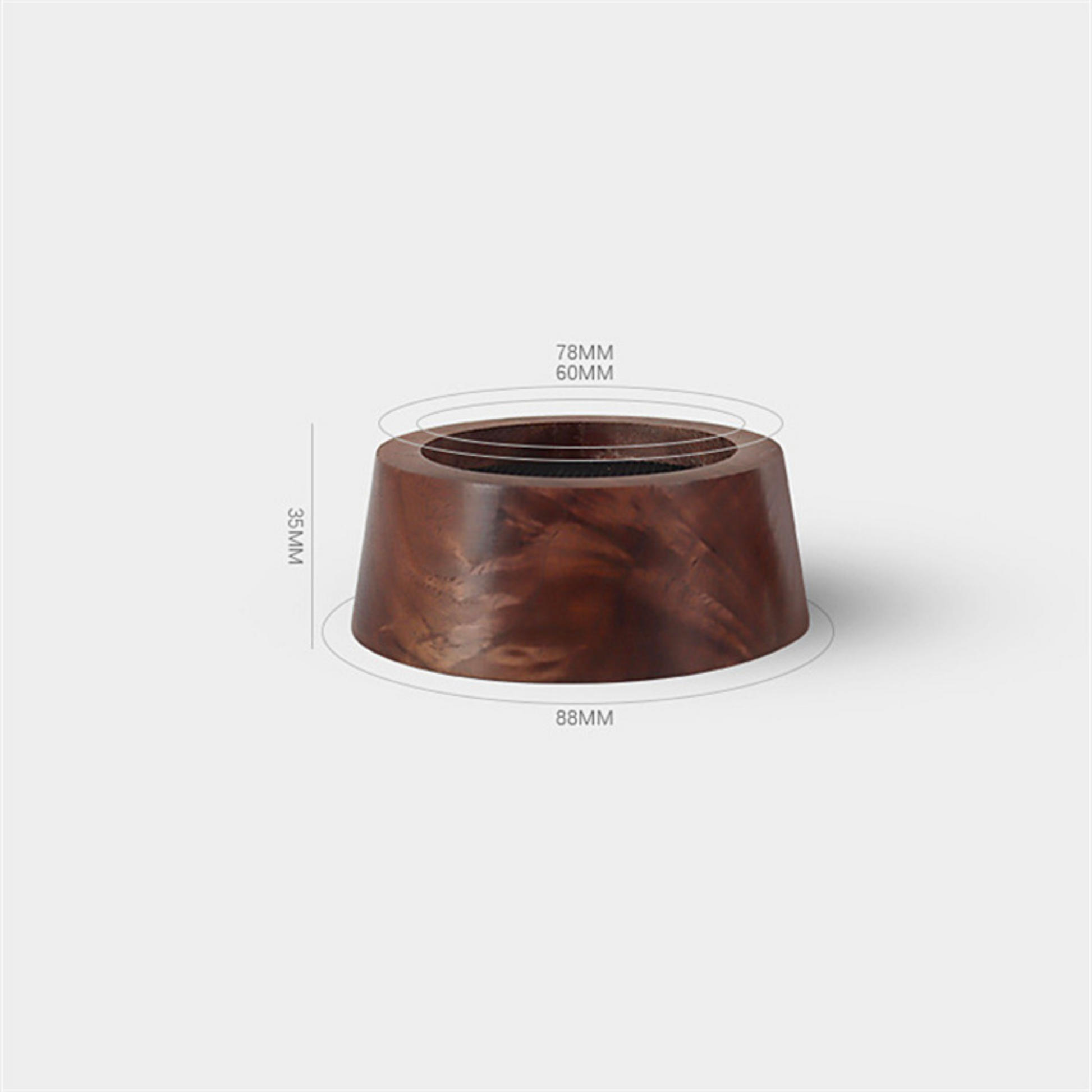 Walnut Wood Tamper Holder