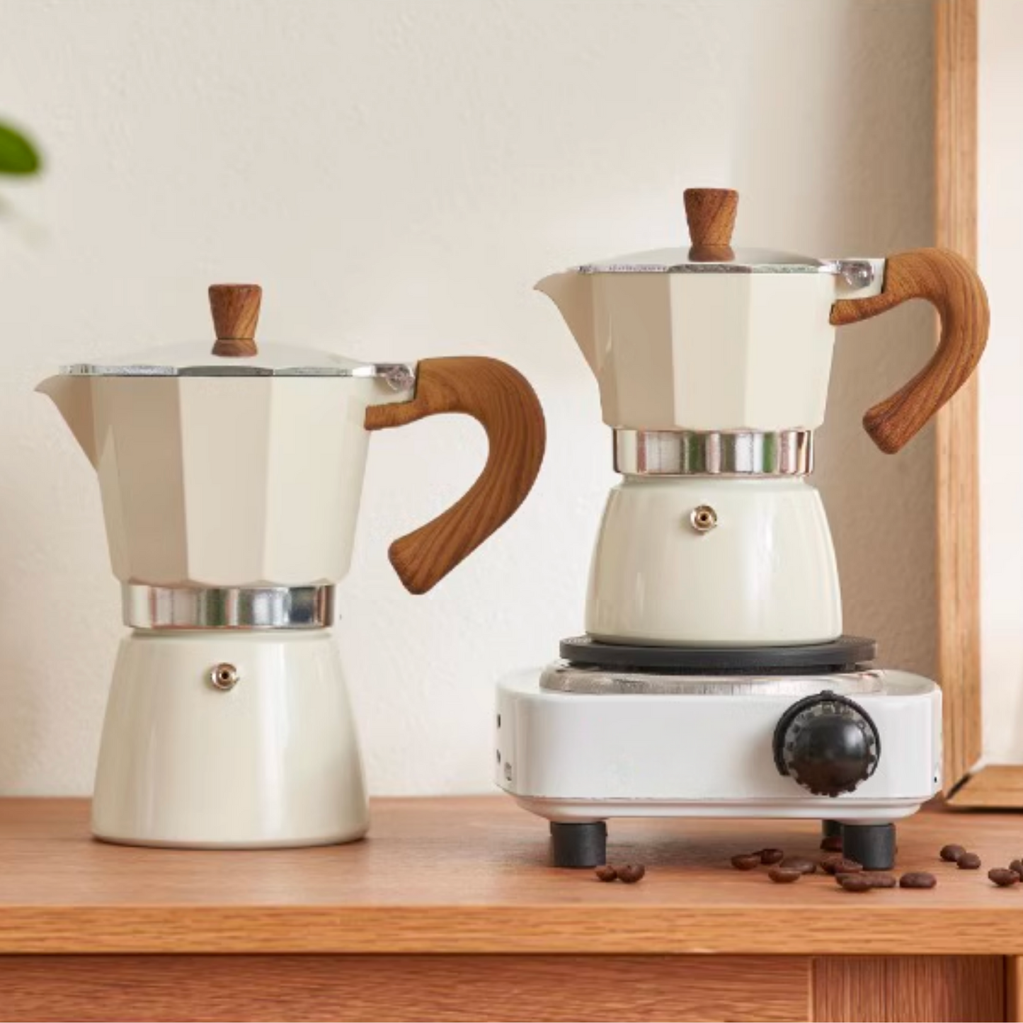 3 or 6 Cup Moka Exclusive Stovetop Coffee Maker
