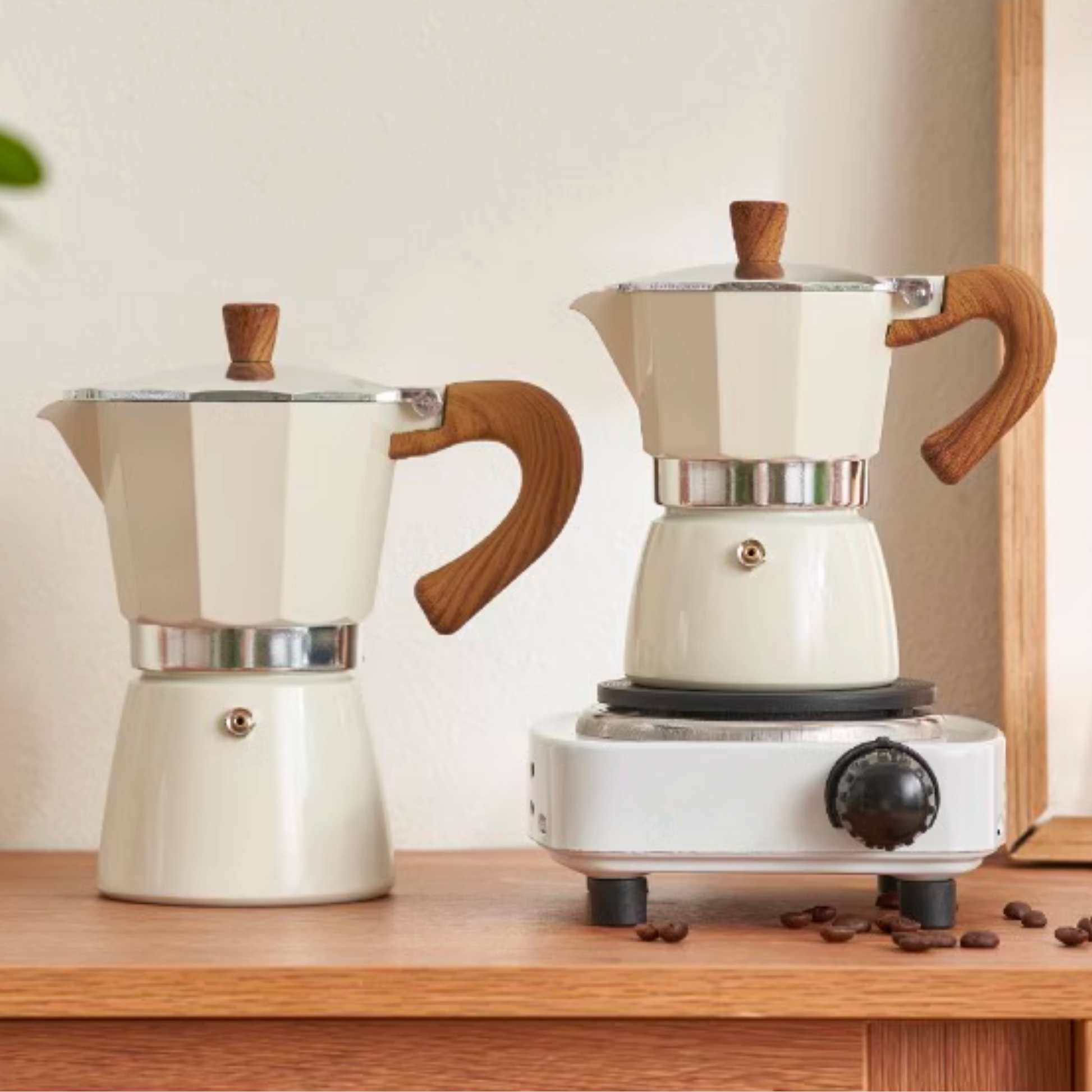 3 or 6 Cup Moka Exclusive Stovetop Coffee Maker