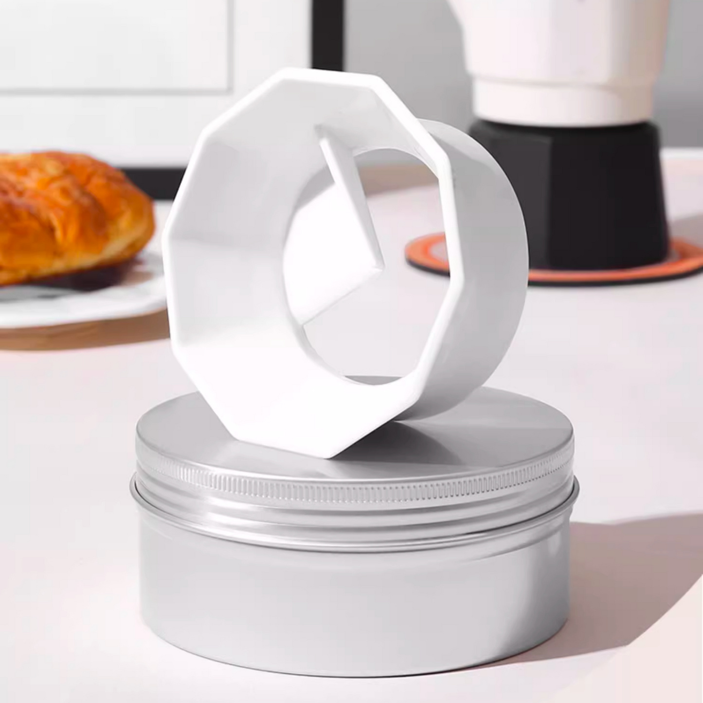 Moka Pot Rotary Dosing Ring Distributor