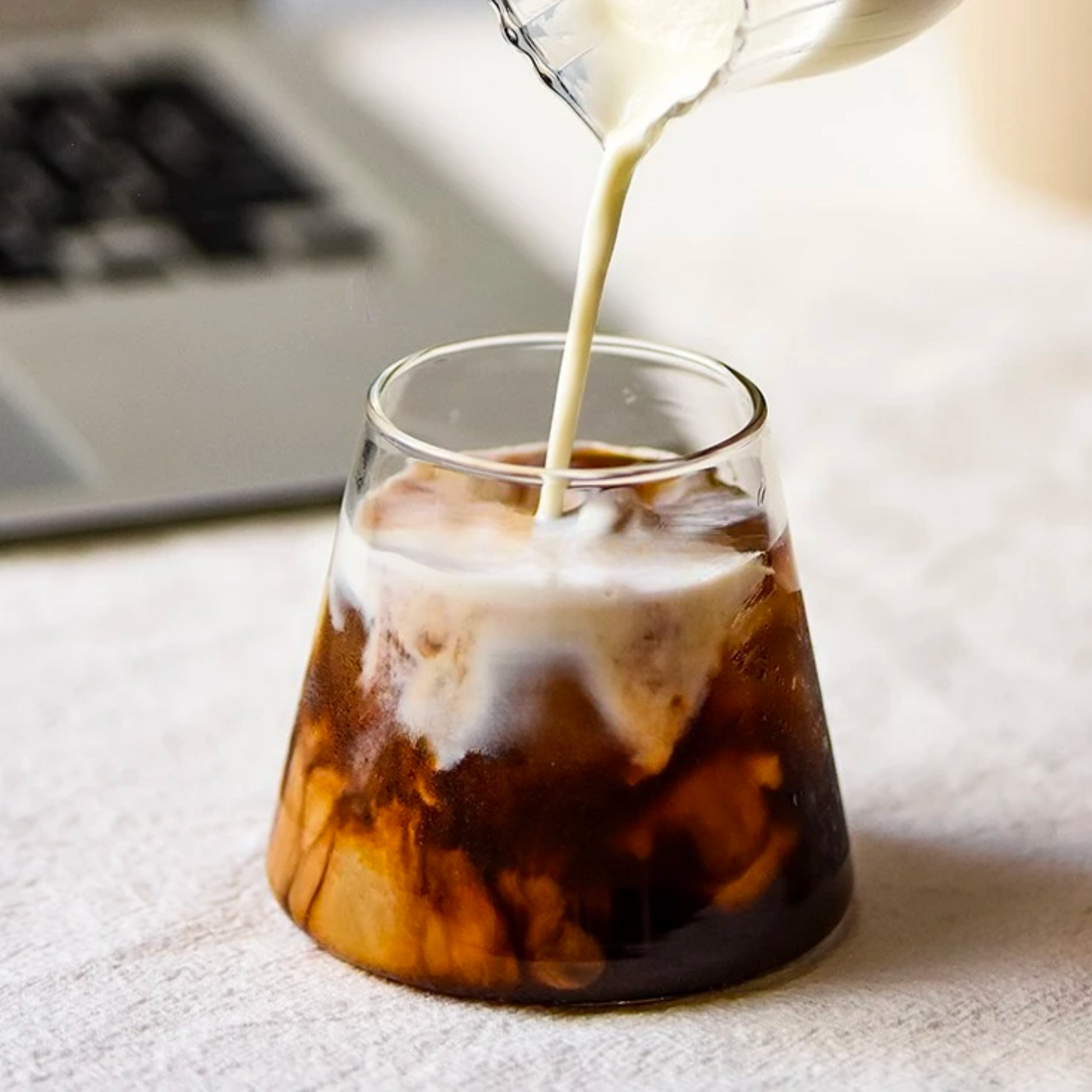 Mount Fuji Coffee Latte Glass | Premium Glass Cup for Coffee, Tea, and Hot or cold Drinks