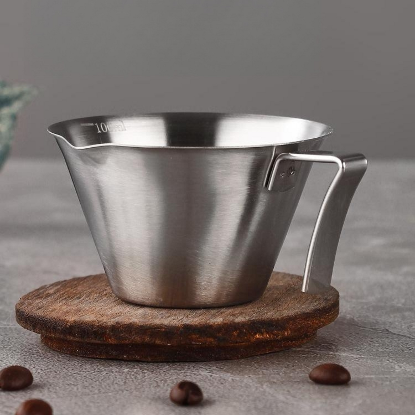 Stainless Steel Espresso Measuring Cup - 100ml