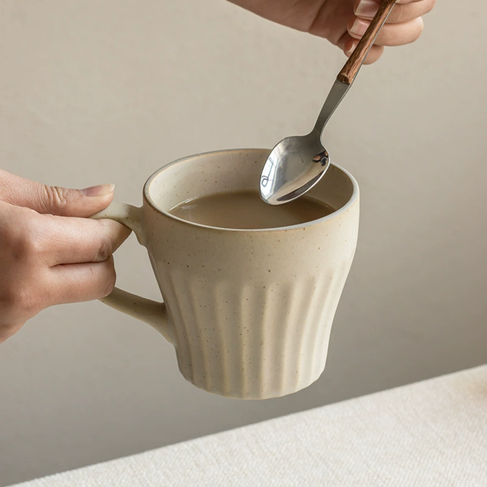 Rinka Coffee Mug | 11oz / 330ml Coffee and Tea Cups Set of 2 or 4 or 6