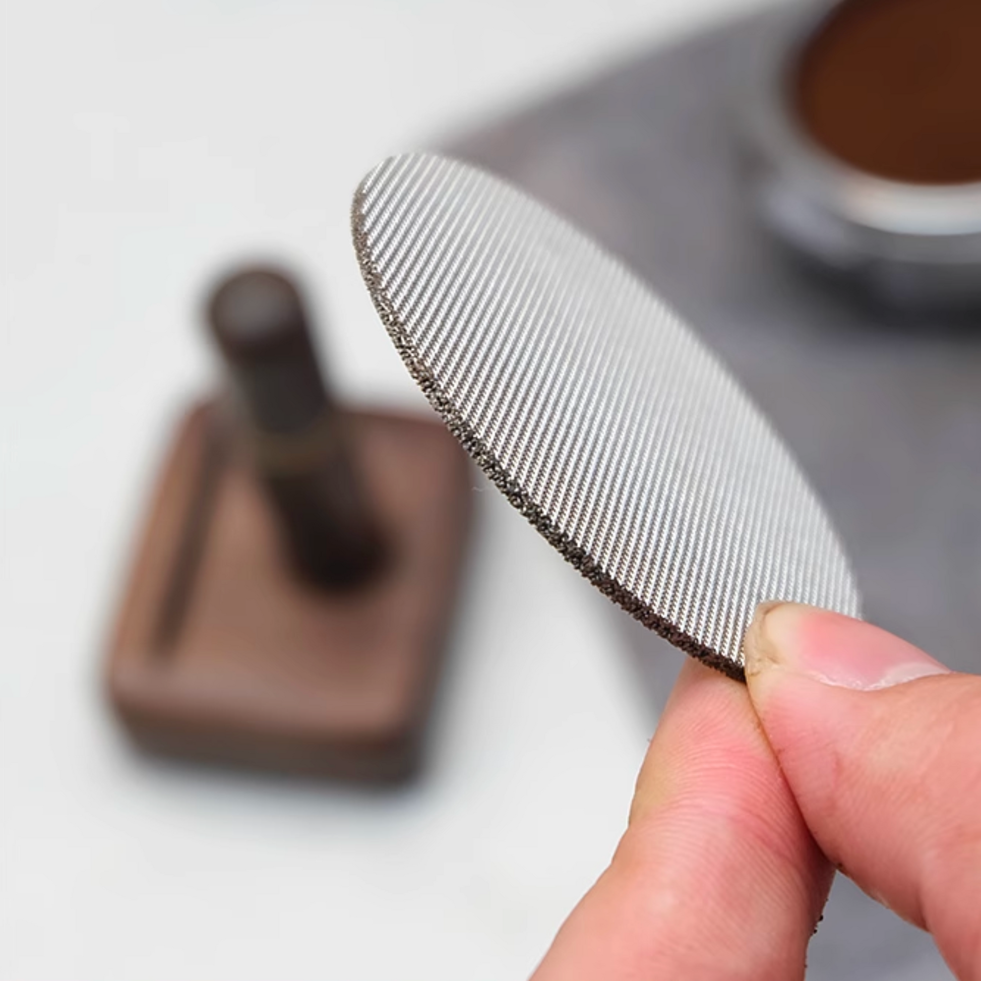 Walnut Wood Stand Set with Puck Screen and WDT Tool | Home Barista Tools