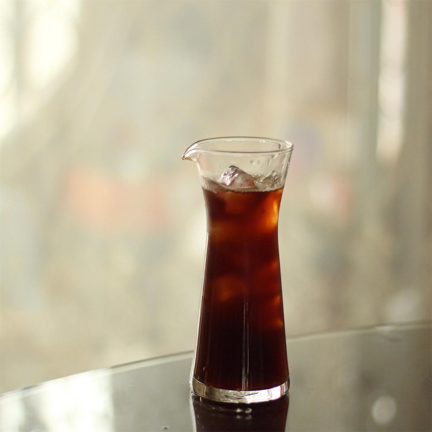 Slim Glass Carafe and Cup Set