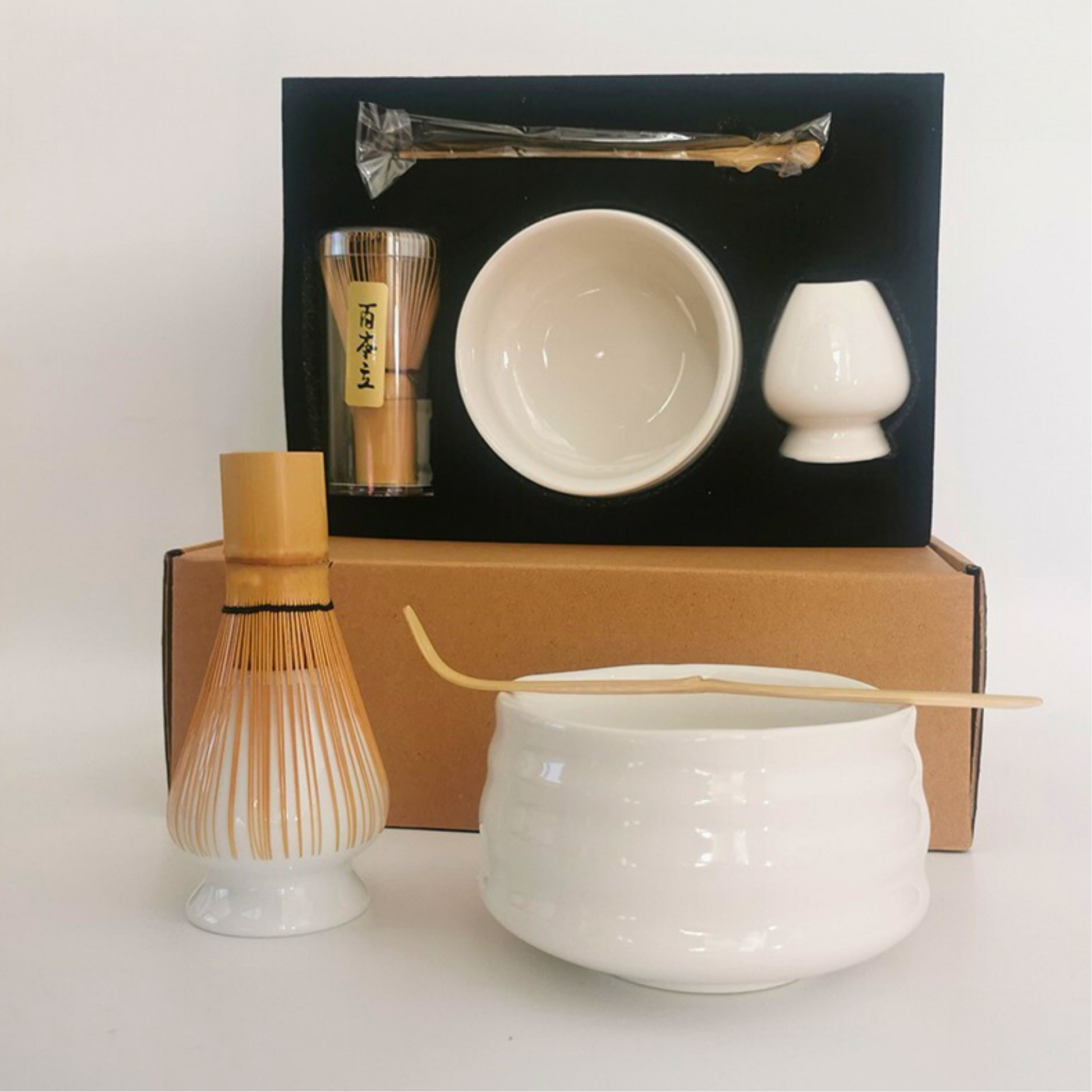 Matcha Tea Ceremonial 4pcs Set | Ceremonial Matcha Tea Sets and Tools