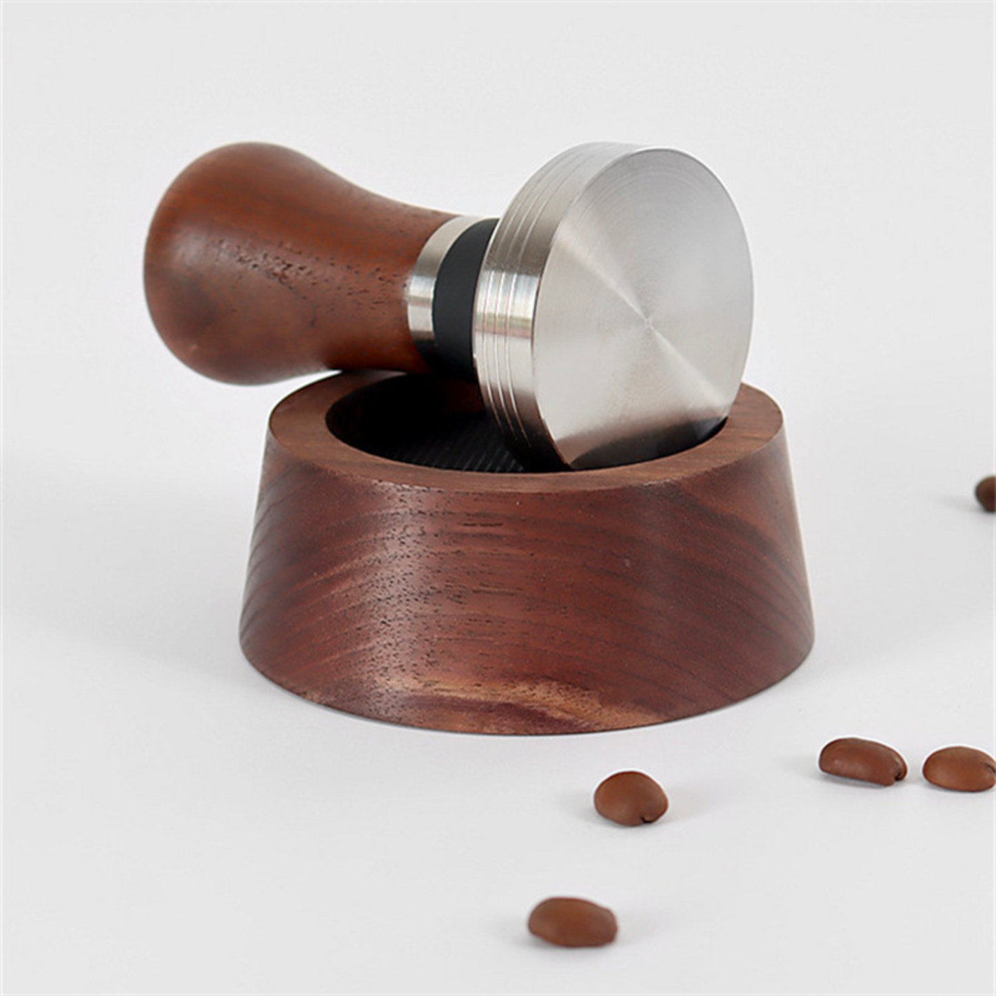 Walnut Wood Tamper Holder