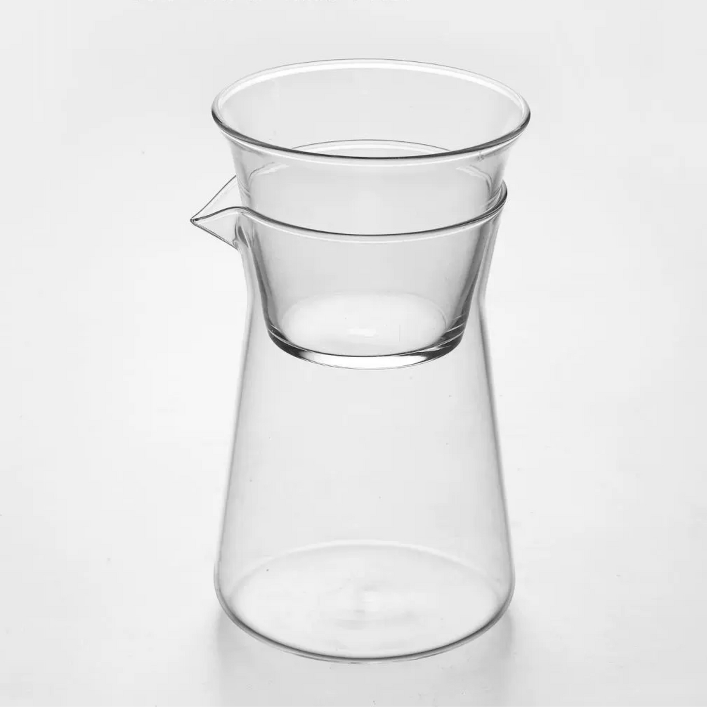 Glass Jug and Cup Set | Drip Coffee Server Pot Glass Pour Over Set