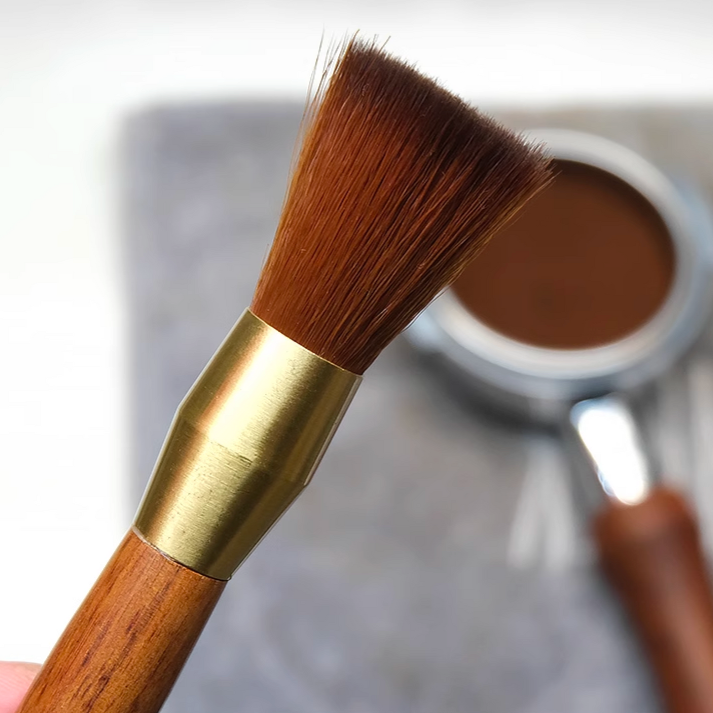 Wooden Grinder Cleaning Brush | Home Espresso Machine Cleaning Tool