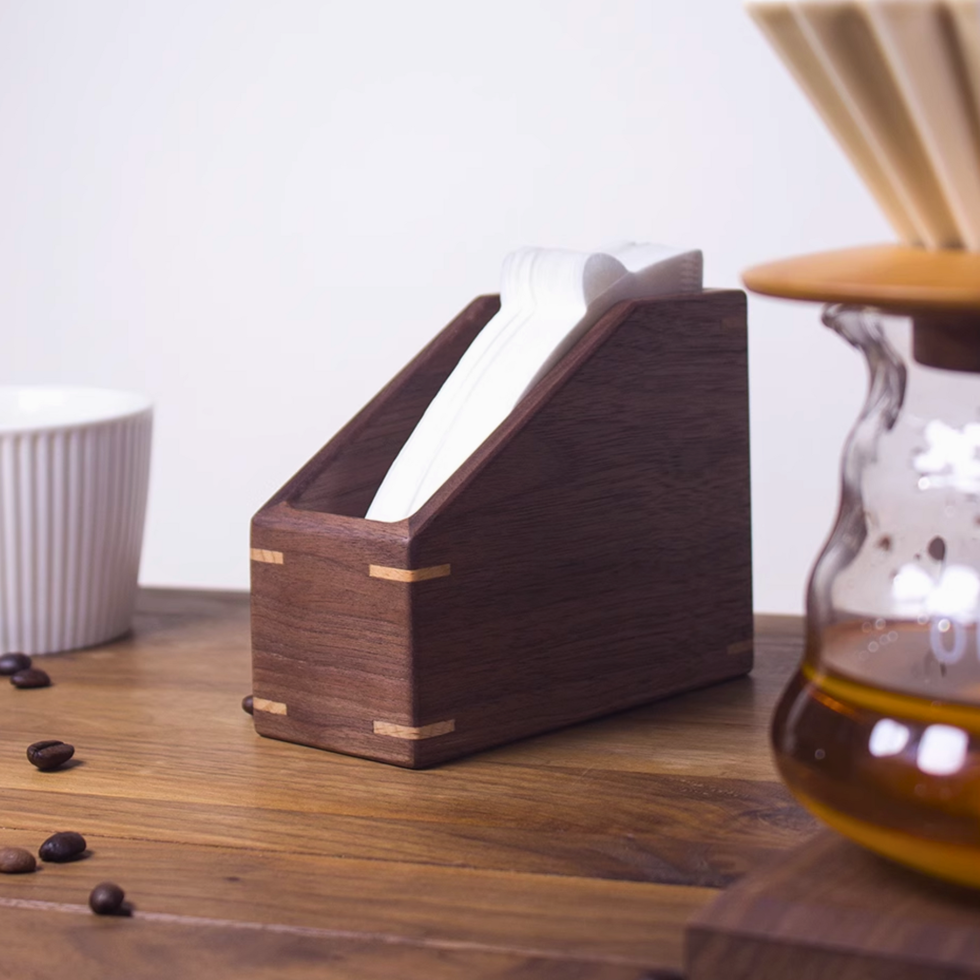 Hario V60 Cone Paper Organiser Coffee Filter Case Pour Over Coffee Set Gift for Ada Filter Storage