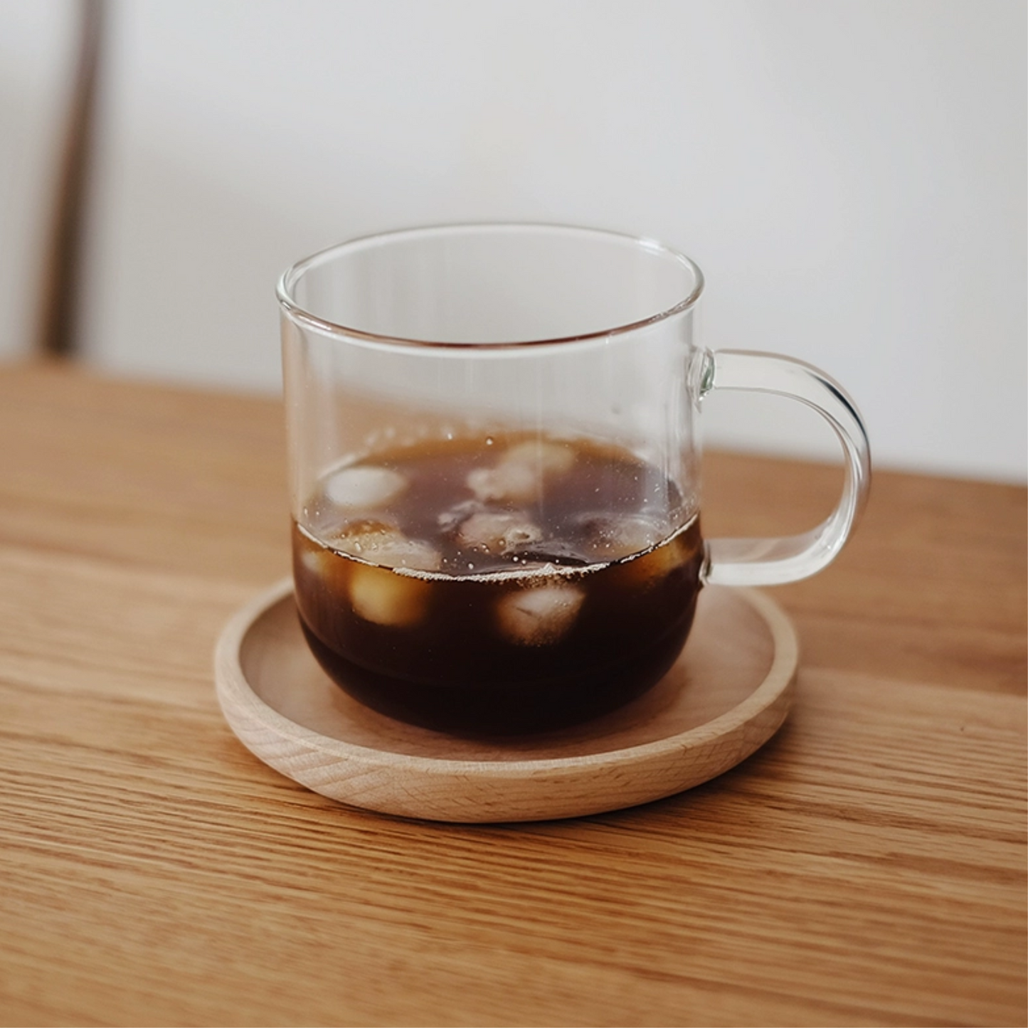 Round Bottom Glass Mug | 12oz / 350ml Glass Coffee Cups Set of 2 or 4
