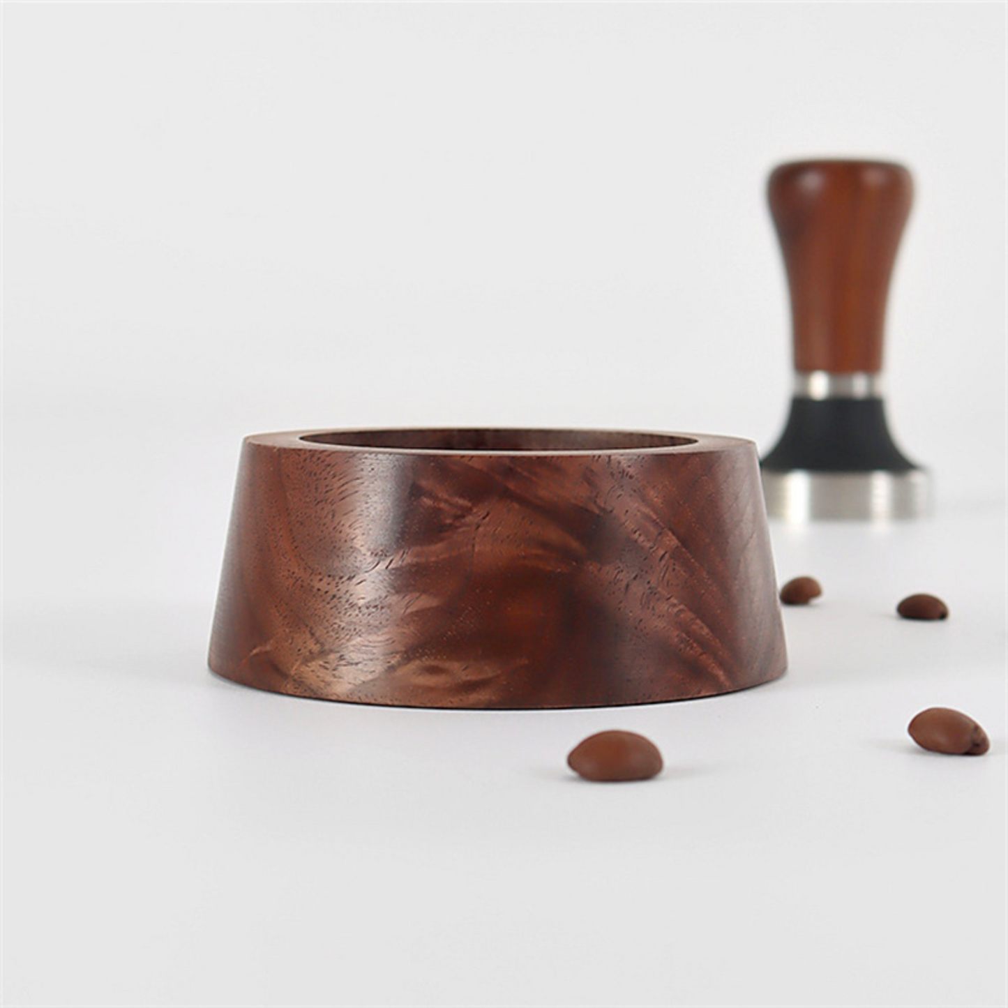 Walnut Wood Tamper Holder