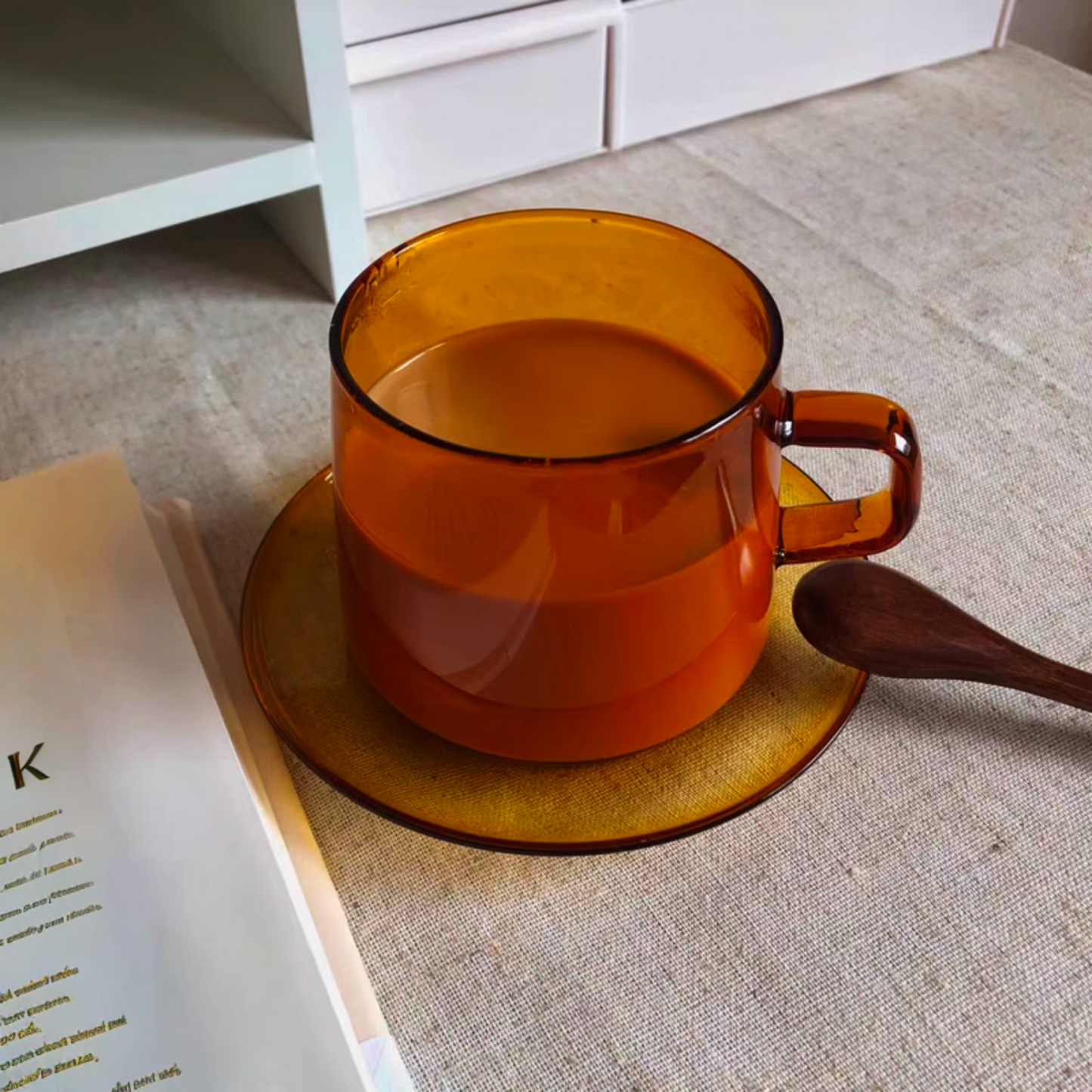 Glass Coffee & Tea Cups Set