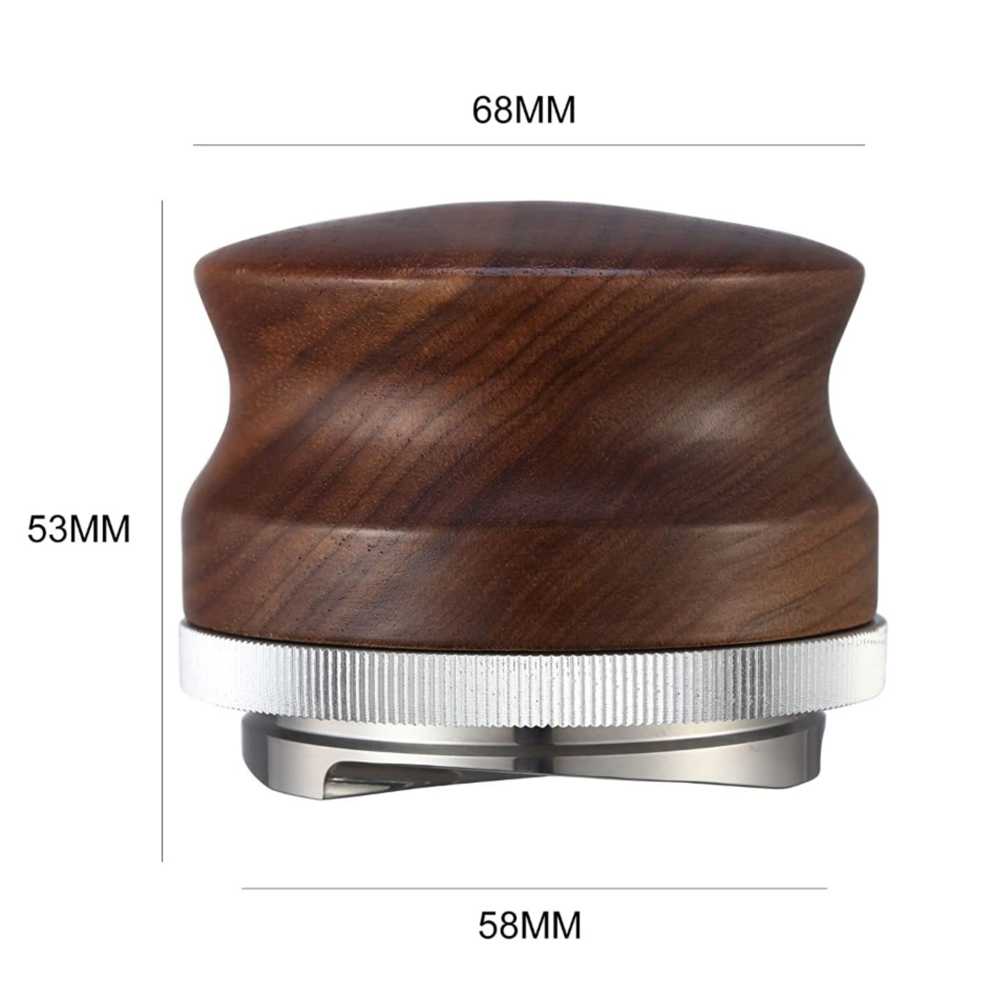 Adjustable Coffee Distributor with Wooden Handle