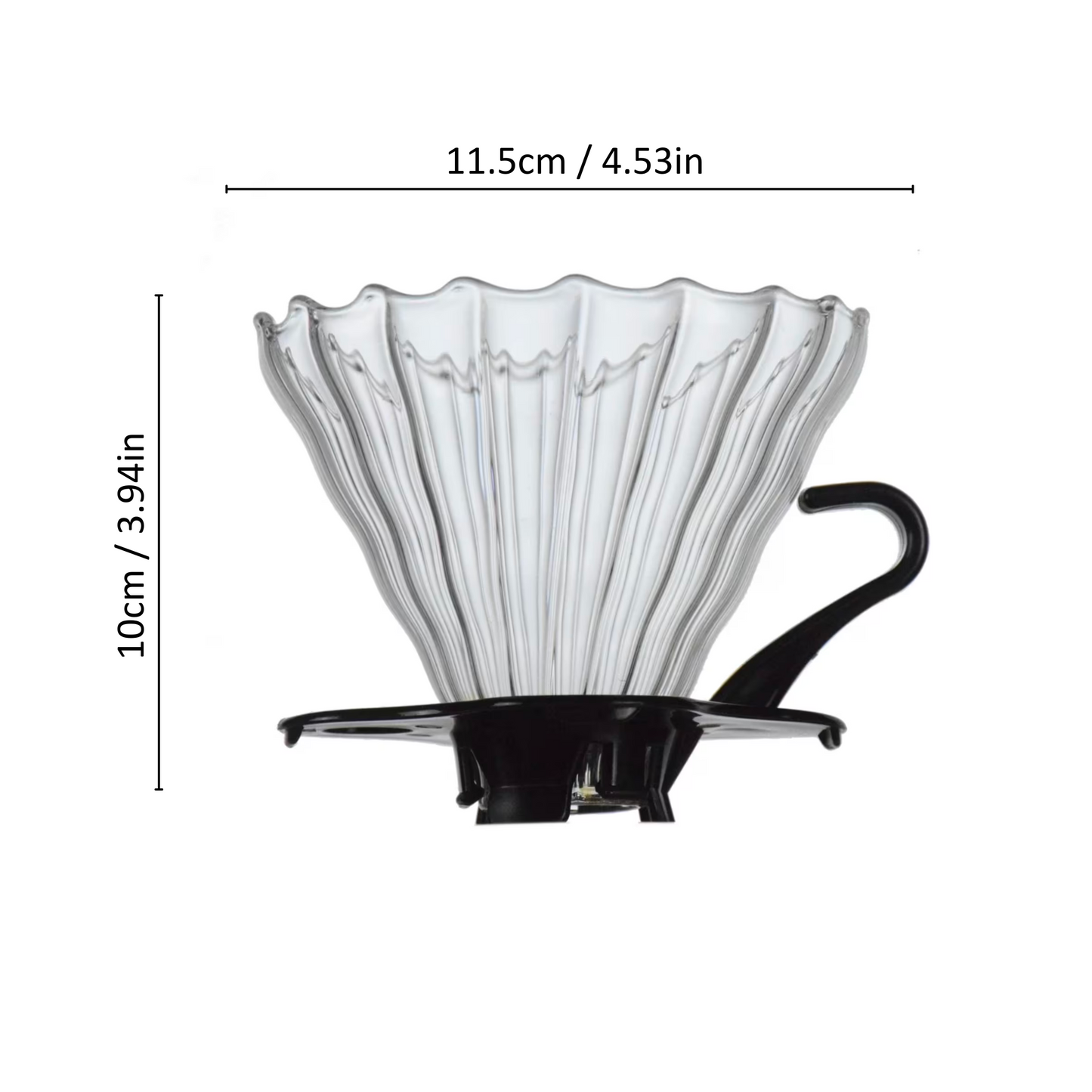 Glass Coffee Dripper and Server Set
