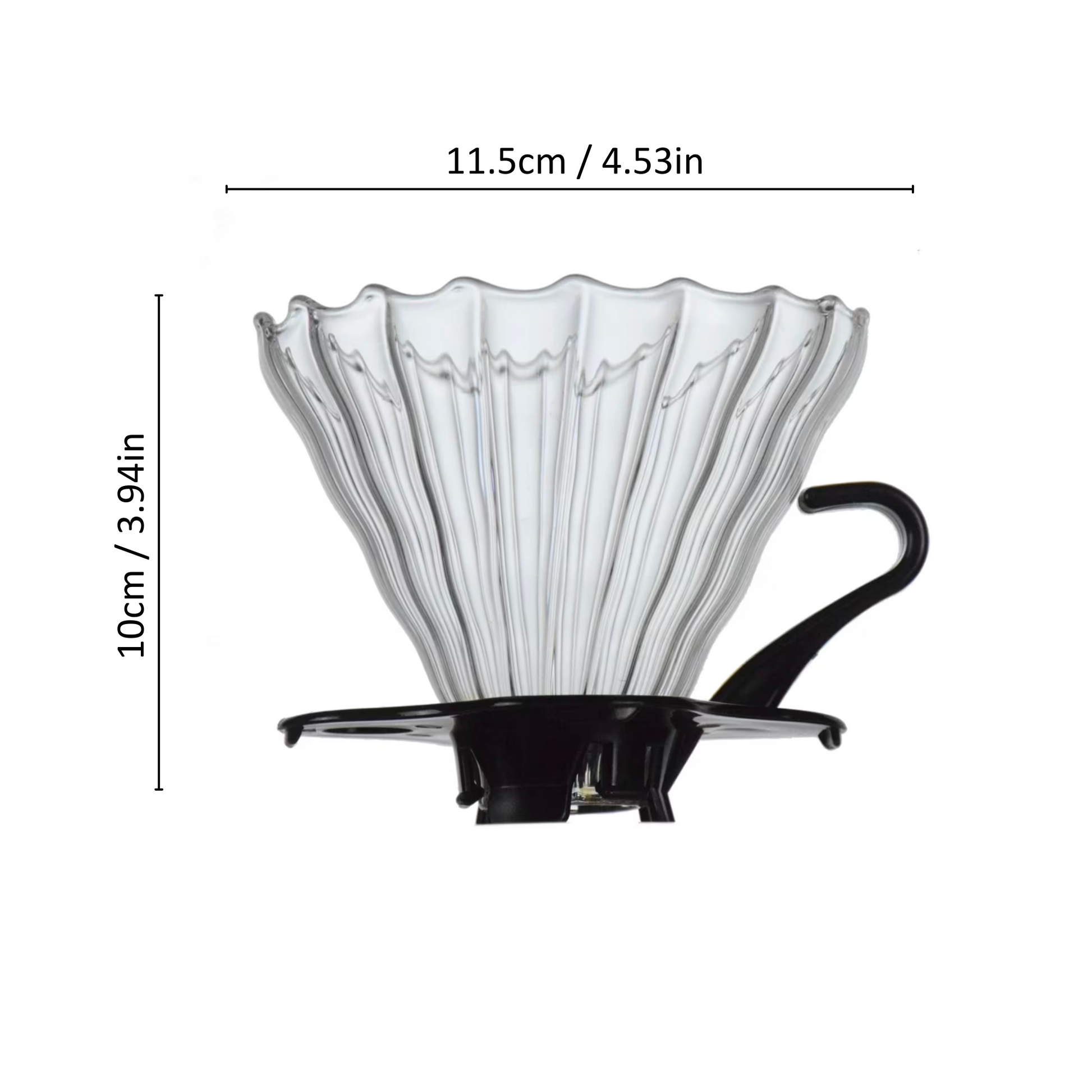 Glass Coffee Dripper and Server Set