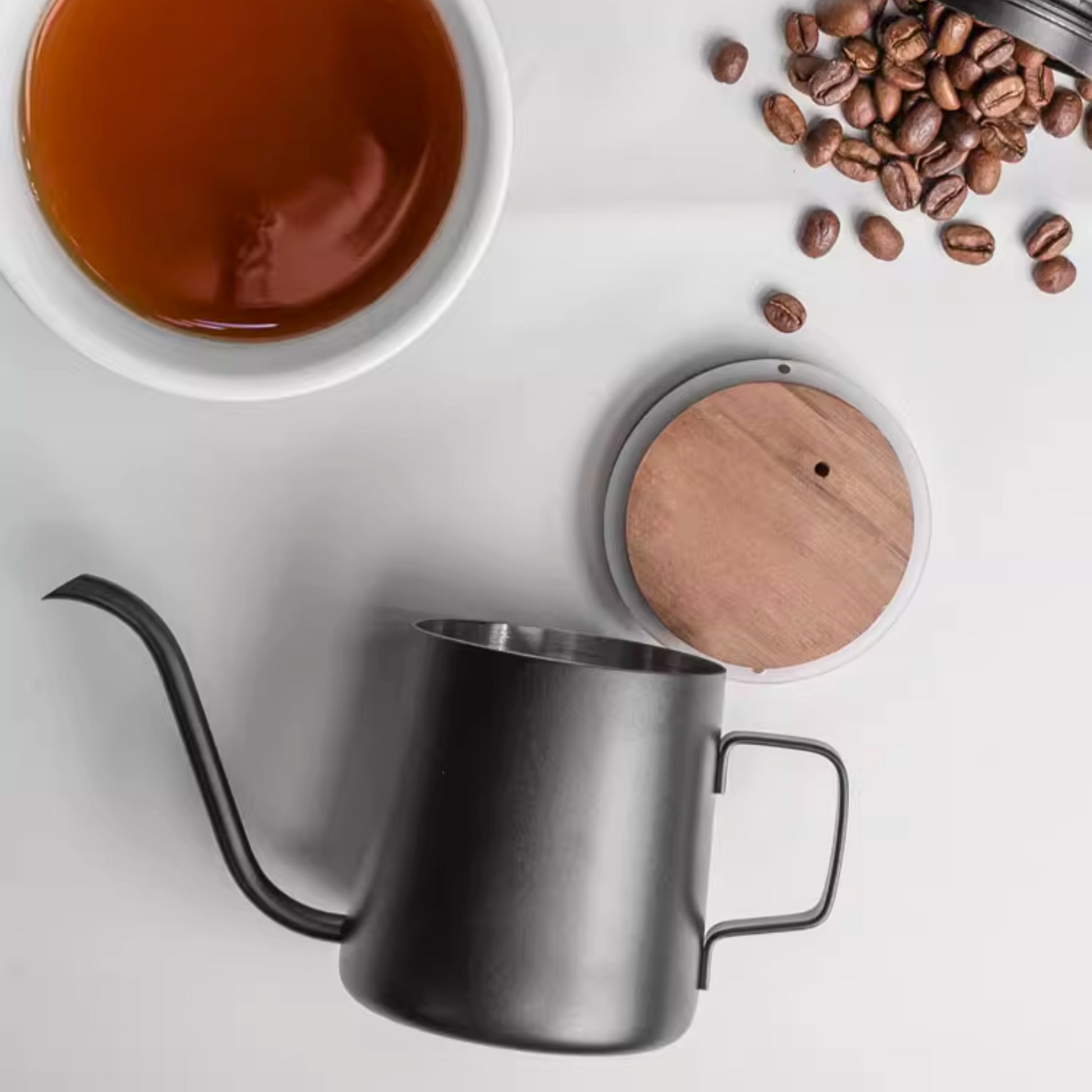 Pour Over Coffee Kettle With Lid | Gooseneck Drip Kettle 250ml / 350ml