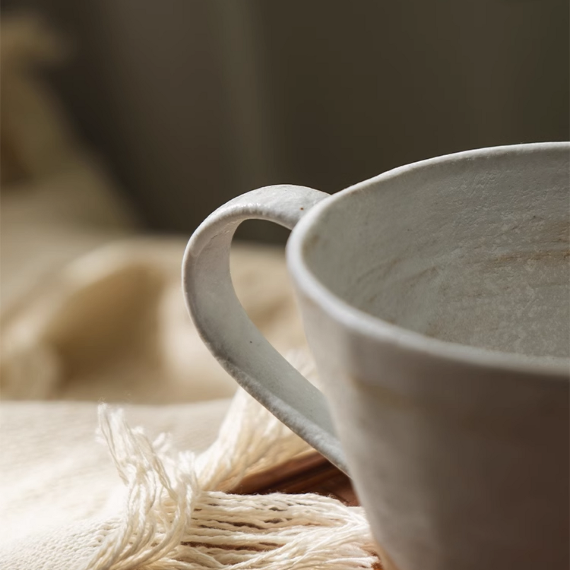 Ceramic Coffee Mug | Shino Style 11oz / 300ml Coffee & Tea Cups Set