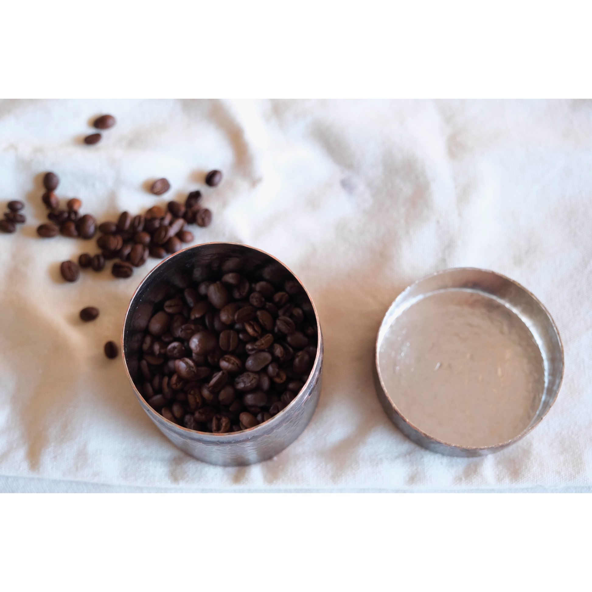 Pure Copper Canister | Japanese Style Handcrafted Coffee & Tea Caddy