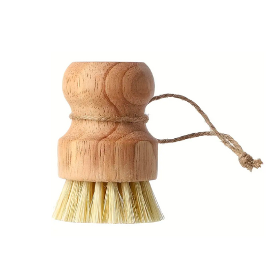 Natural Wood Portafilter Basket Cleaning Brush | Coffee Bar Essentials