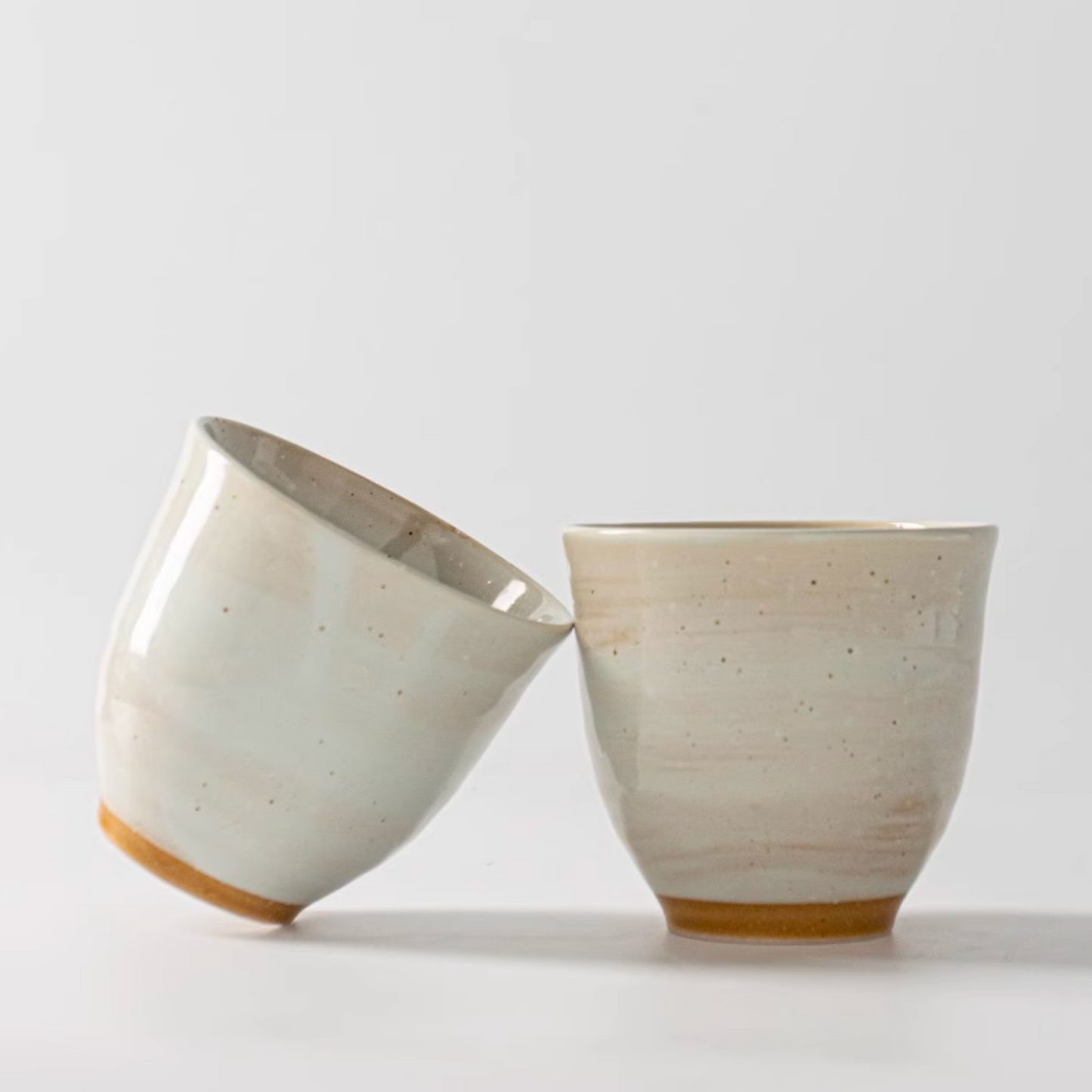 Japanese Style Retro Ceramic Tea Cup | 5oz / 150ml Handmade Pottery Ceramic Matcha Tea Cups Set