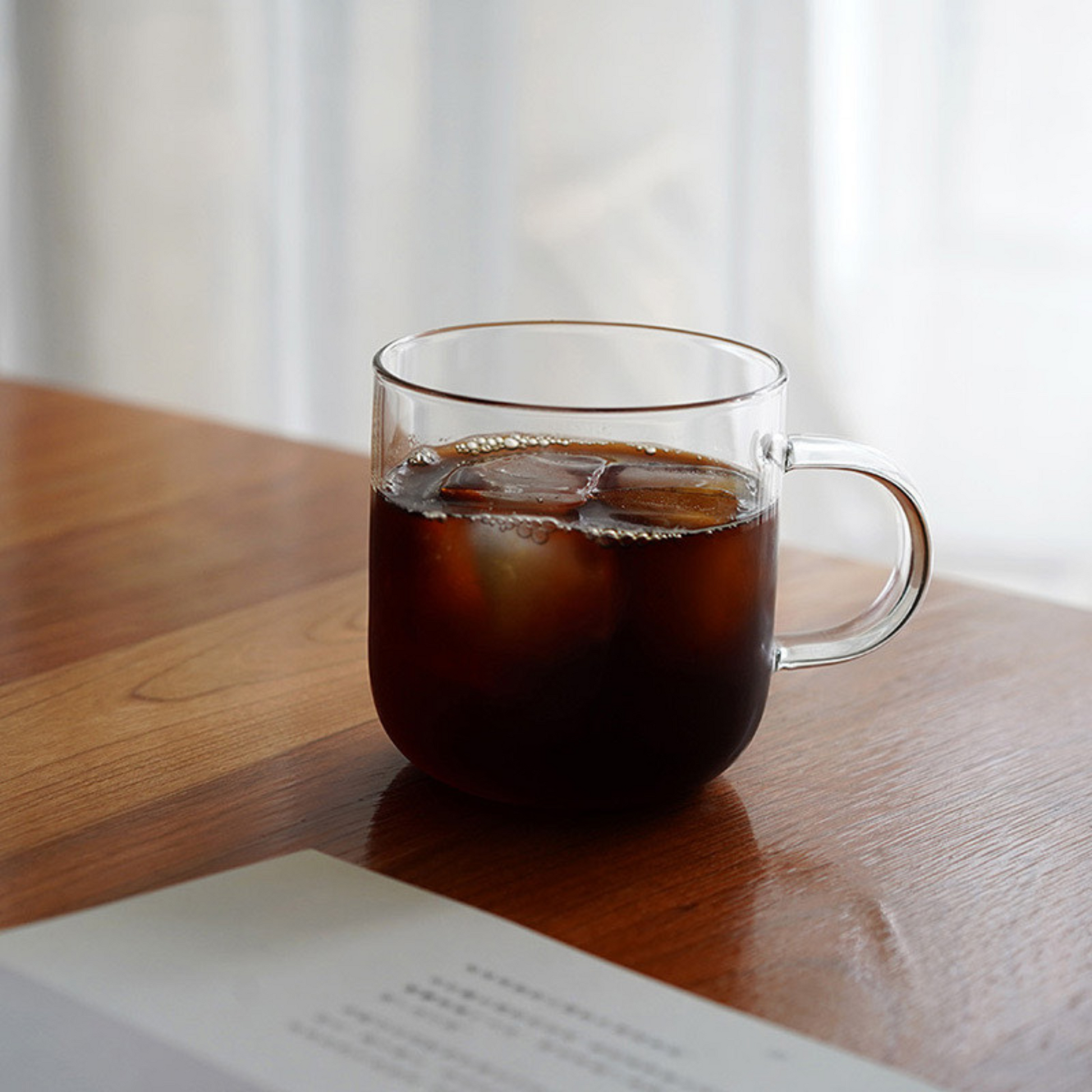 Round Bottom Glass Mug | 12oz / 350ml Glass Coffee Cups Set of 2 or 4