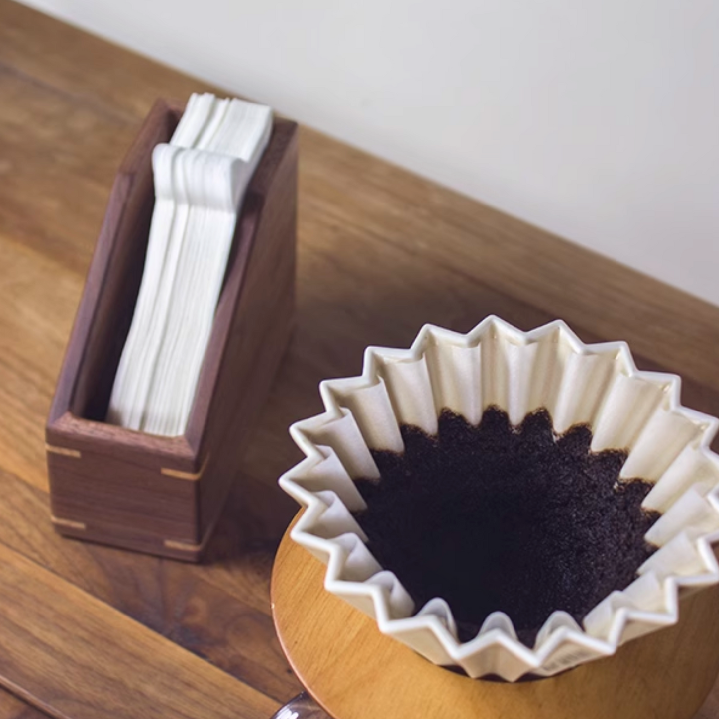 Hario V60 Cone Paper Organiser Coffee Filter Case Pour Over Coffee Set Gift for Ada Filter Storage