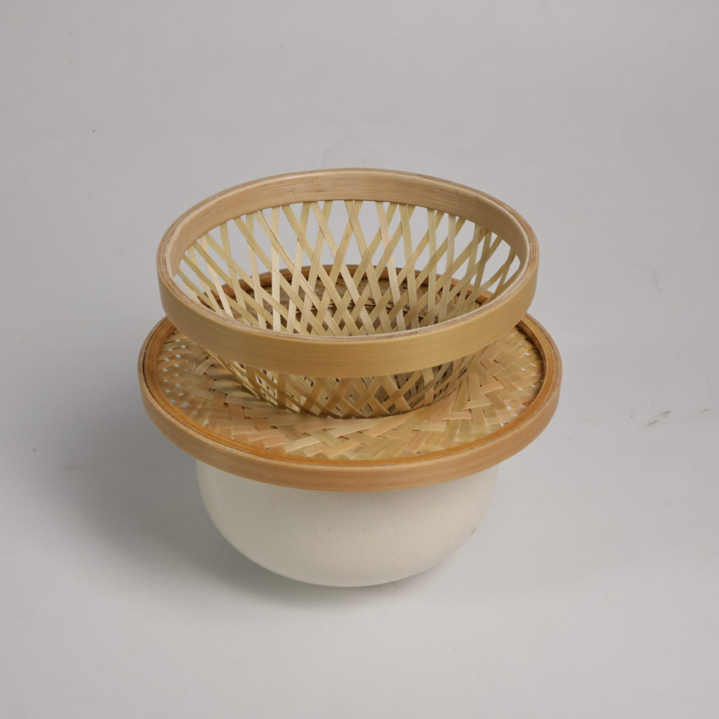 Artisan Handwoven Bamboo Coffee Dripper Set