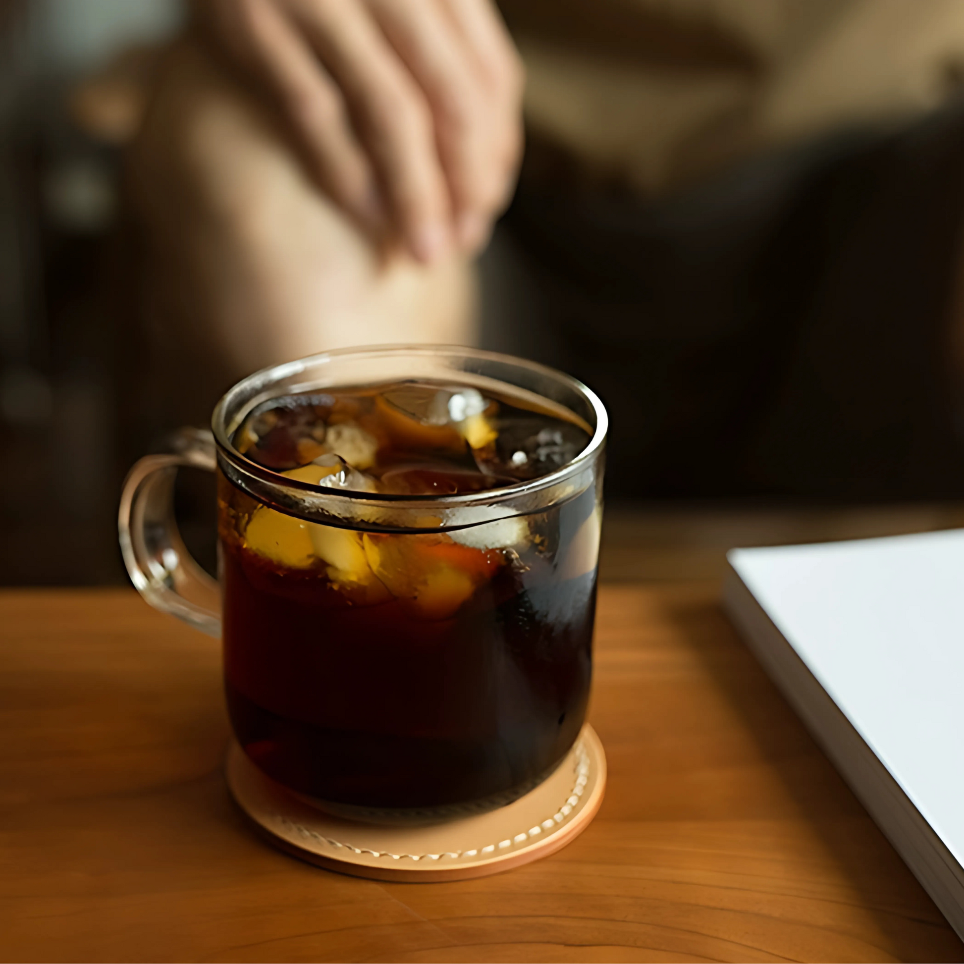 Round Bottom Glass Mug | 12oz / 350ml Glass Coffee Cups Set of 2 or 4