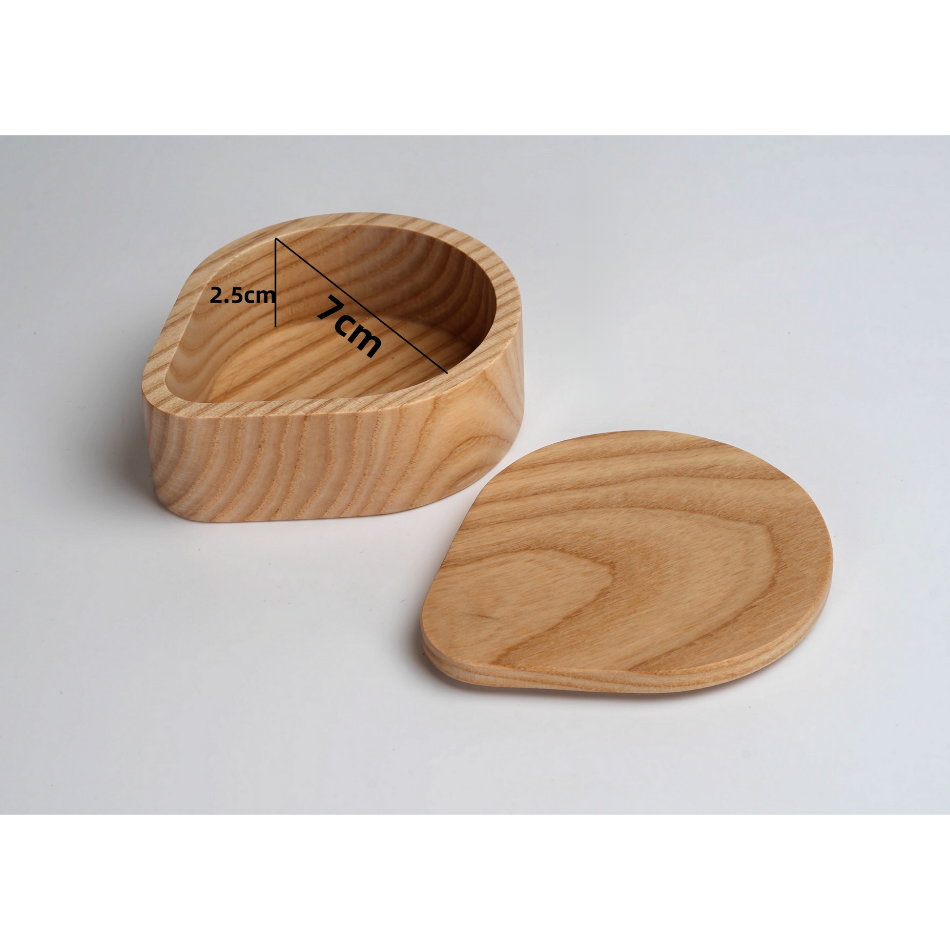 Wooden Round Coffee Paper Filters Holder | Natural Wood Size: 51-68mm