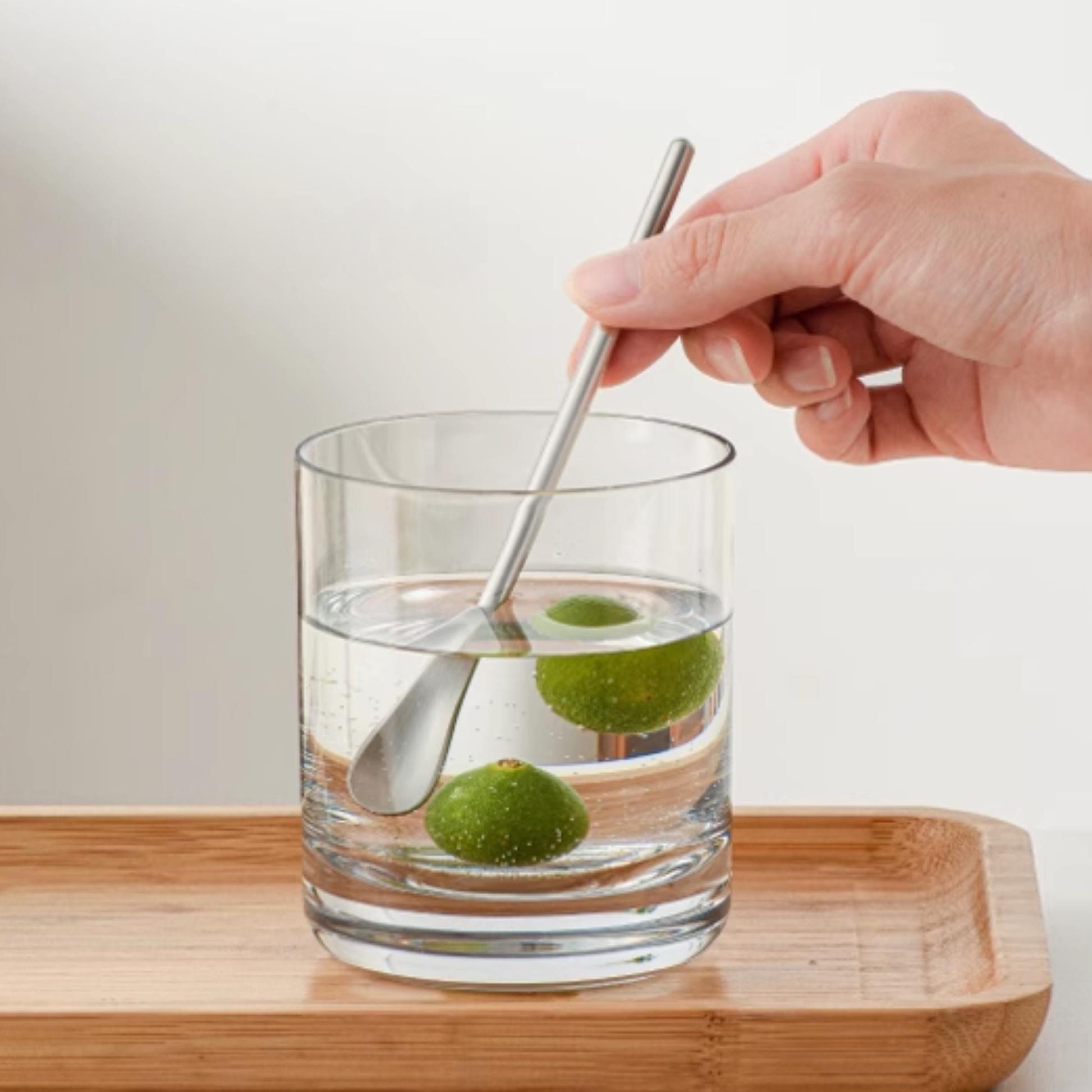 Japanese Style Coffee Stirrer Set | Stainless Steel Teaspoon Pack of 2 or 4