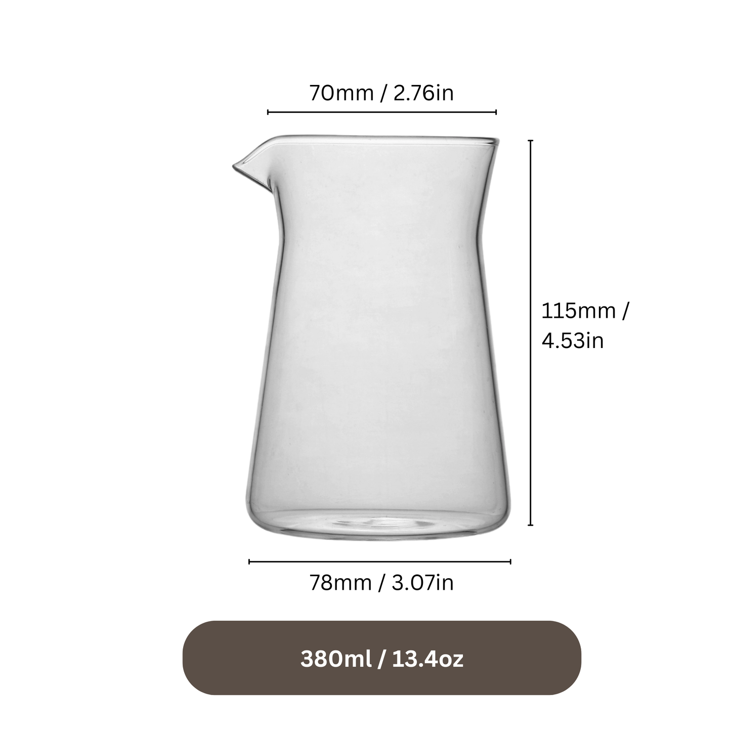 Glass Jug and Cup Set | Drip Coffee Server Pot Glass Pour Over Set