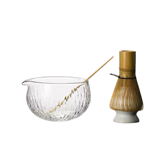Glass Matcha 4pcs Set | Ceremonial Matcha Tea Tools Set | Gift Sets