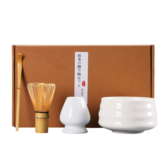Matcha Tea Ceremonial 4pcs Set | Ceremonial Matcha Tea Sets and Tools